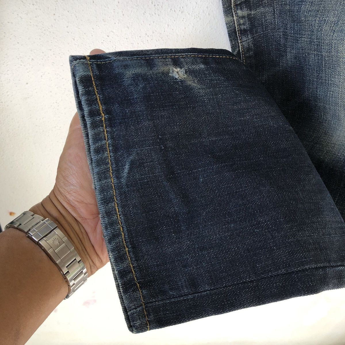 Uniqlo Vintage UNIQLO Custom Tiger Embroidered jeans Size US 31 - 10 Thumbnail