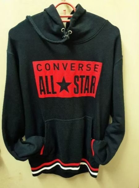 Converse Hoodie CONVERSE AllStar (Original) Size US M / EU 48-50 / 2 - 2 Thumbnail