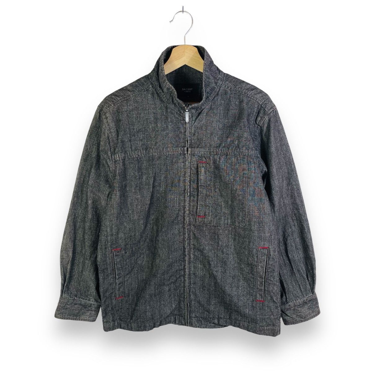 Yohji Yamamoto Y’SACCS by Yohji Yamamoto Denim Zipper Jacket Size US M / EU 48-50 / 2 - 1 Thumbnail