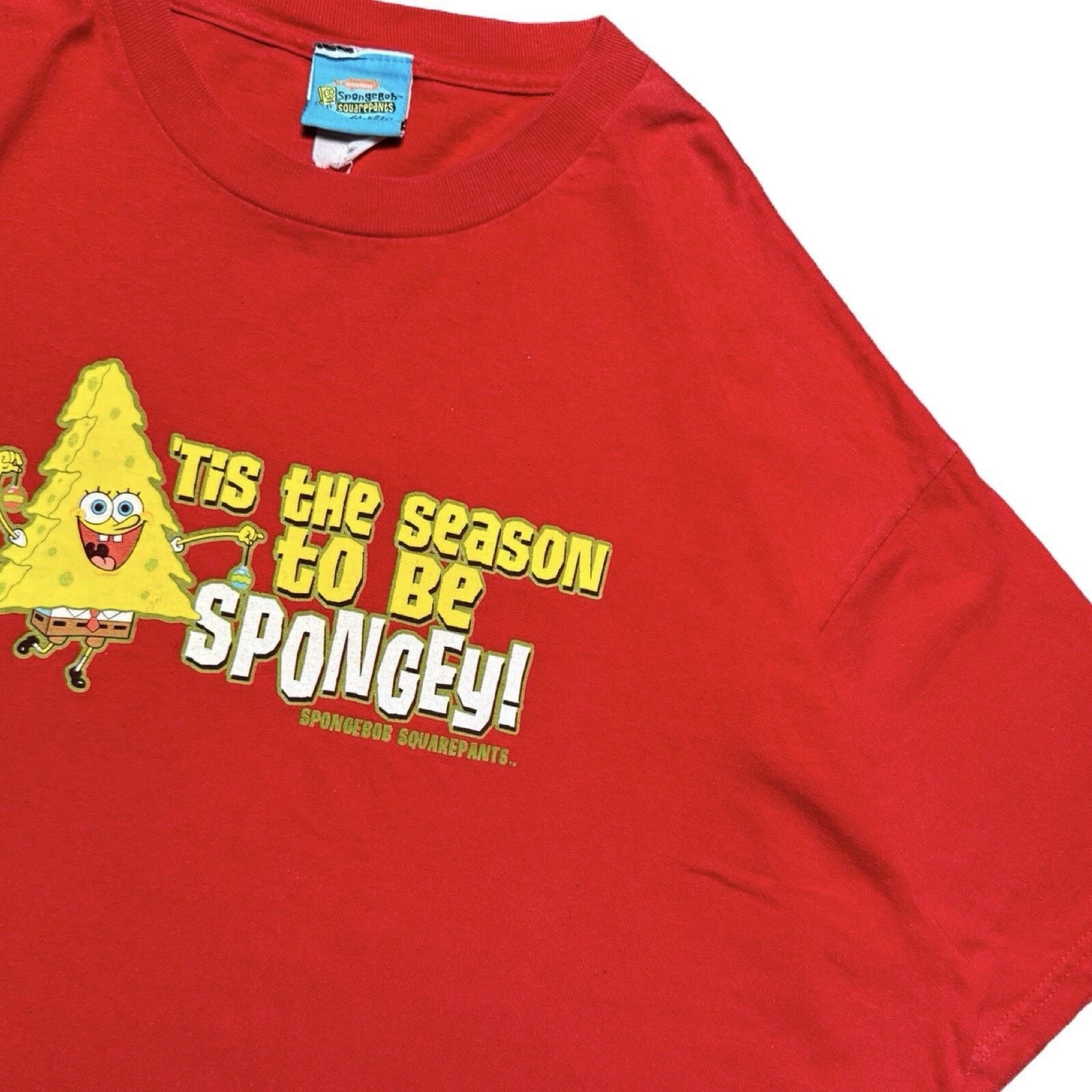 Other Y2K Spongebob Squarepants Holiday Graphic T Shirt XL Size US XL / EU 56 / 4 - 5 Thumbnail