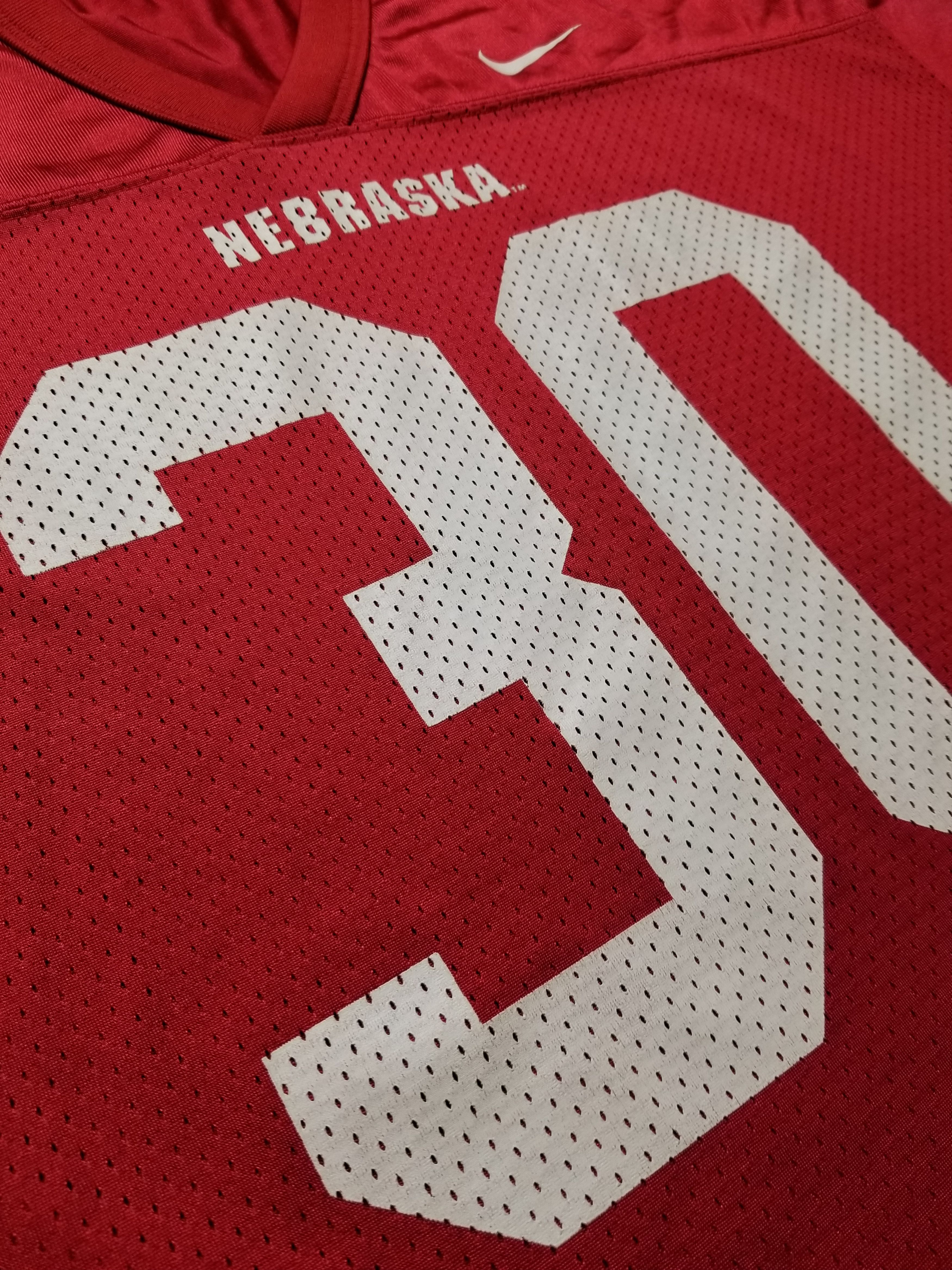 Nike Vintage Nike Nebraska Cornhuskers #30 NFL Jersey Size US L / EU 52-54 / 3 - 11 Thumbnail