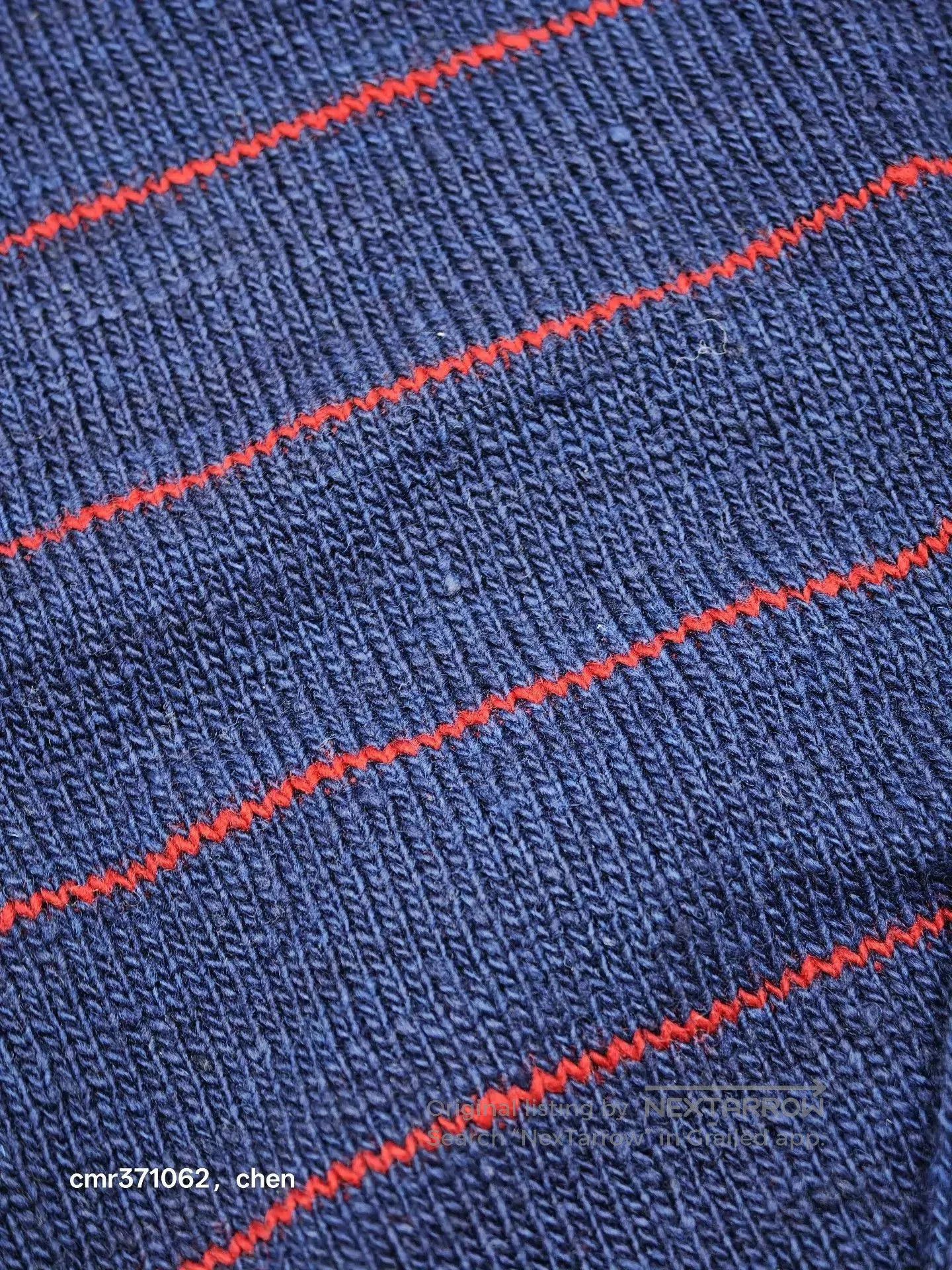 Visvim Blue Striped Long Sleeve Sweater Size M. Size US M / EU 48-50 / 2 - 6 Thumbnail