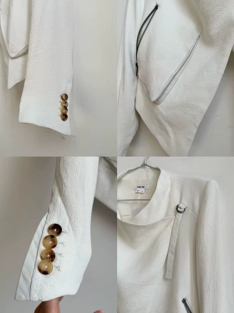 Helmut Lang HELMUT LANG White coat Size XS / US 0-2 / IT 36-38 - 3 Thumbnail