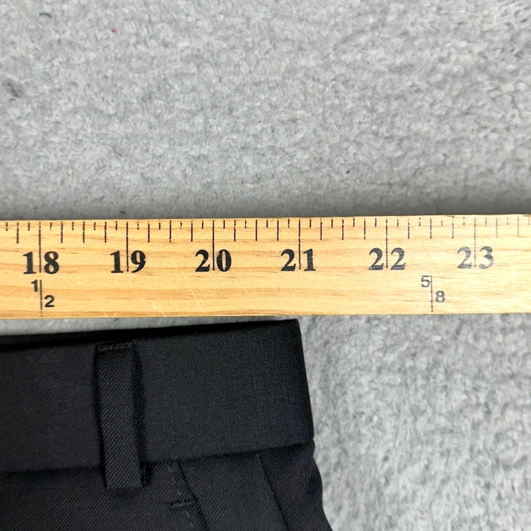 Ralph Lauren VINTAGE? No. Lauren Ralph Lauren Pants Dress Wool Black Flat Front Straight 42 Mens 42X30 Regular? Size US 42 / EU 58 - 5 Thumbnail