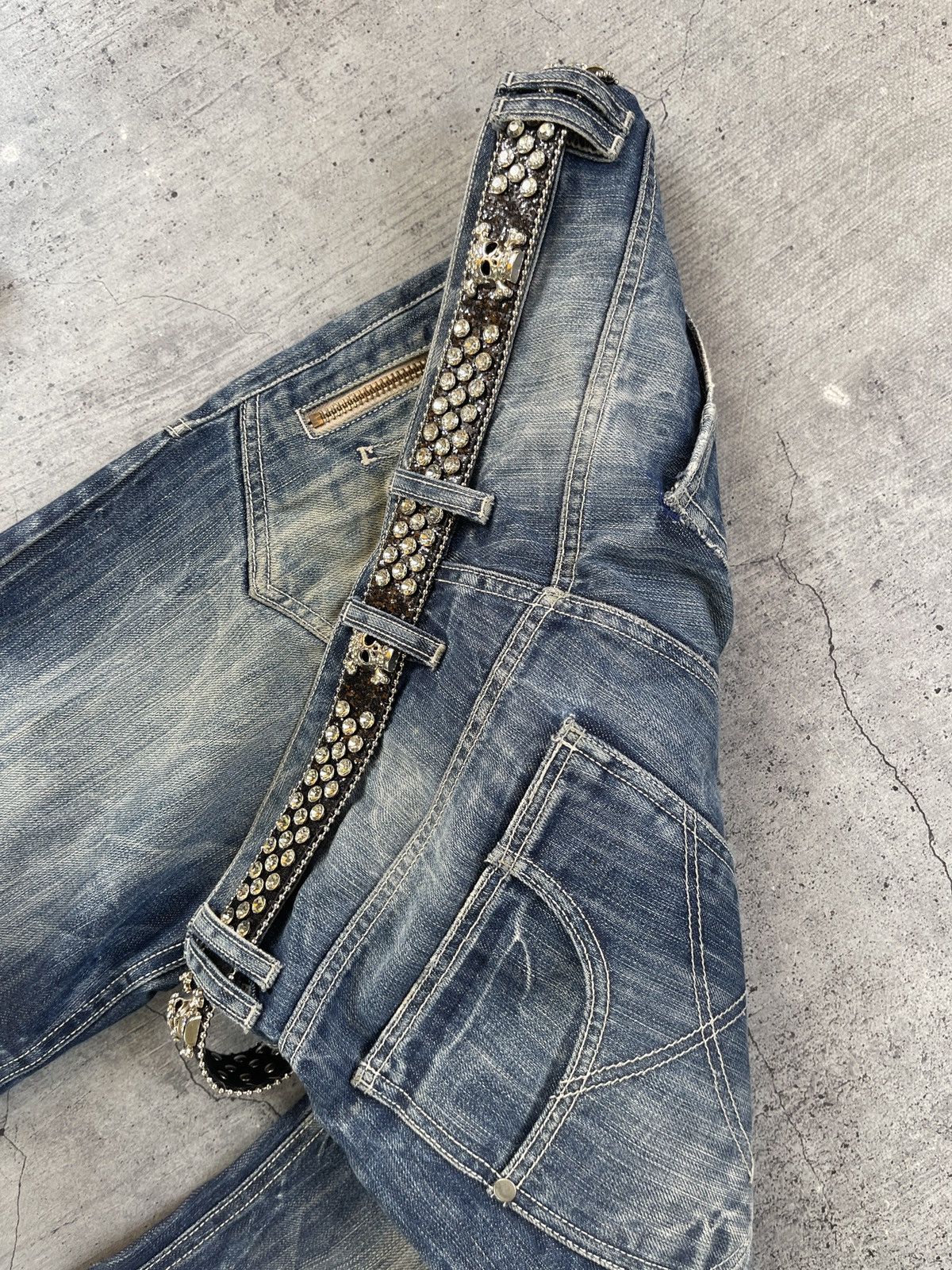 Other Vintage BB Style Crystal Y2K Belt Retro 90s Size ONE SIZE - 12 Thumbnail