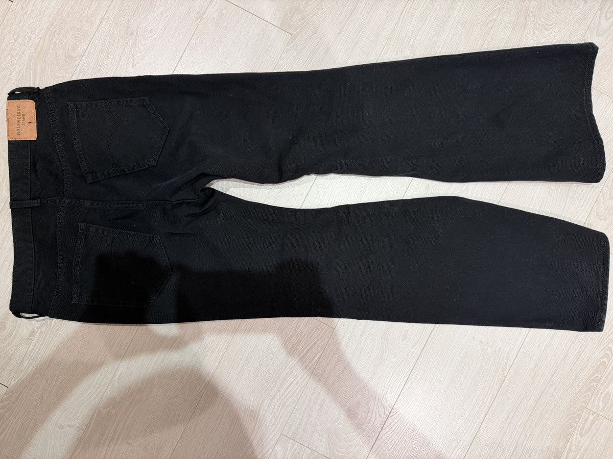 Balenciaga Black flare jeans Size US 29 - 2 Thumbnail