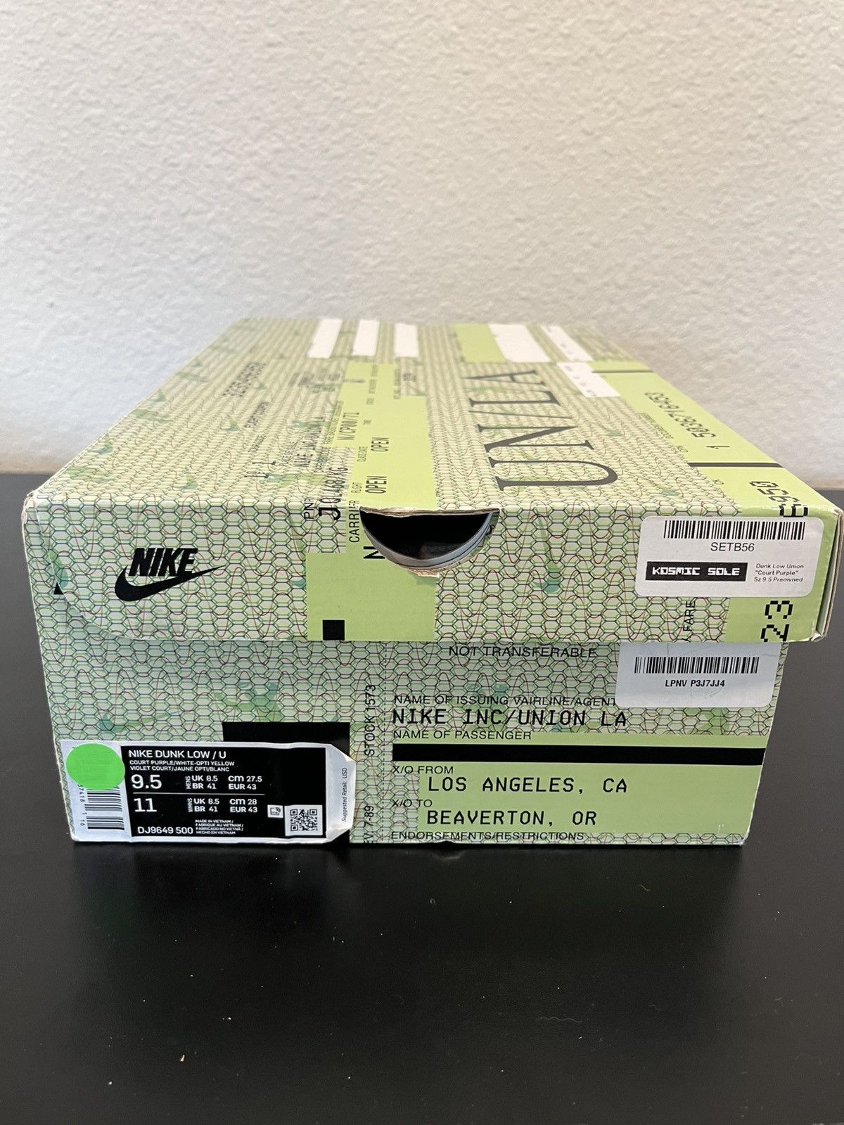 Nike × Union LA Nike dunk union la passport pack Size US 9.5 / EU 42-43 - 9 Thumbnail