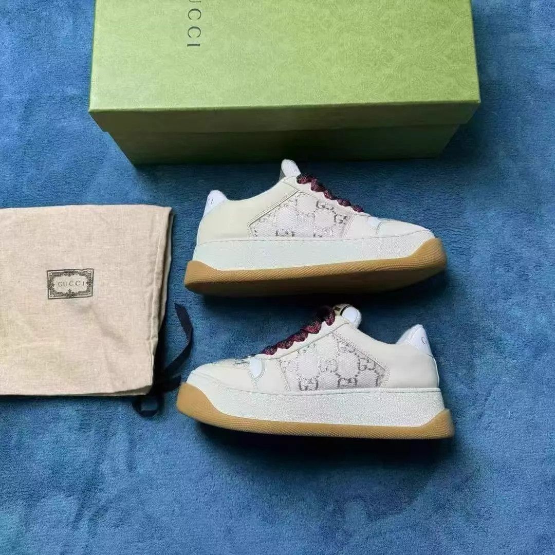 Gucci Gucci Rhyton Beige White Sole Women's 36 Size US 5.5 / IT 35.5 - 3 Thumbnail
