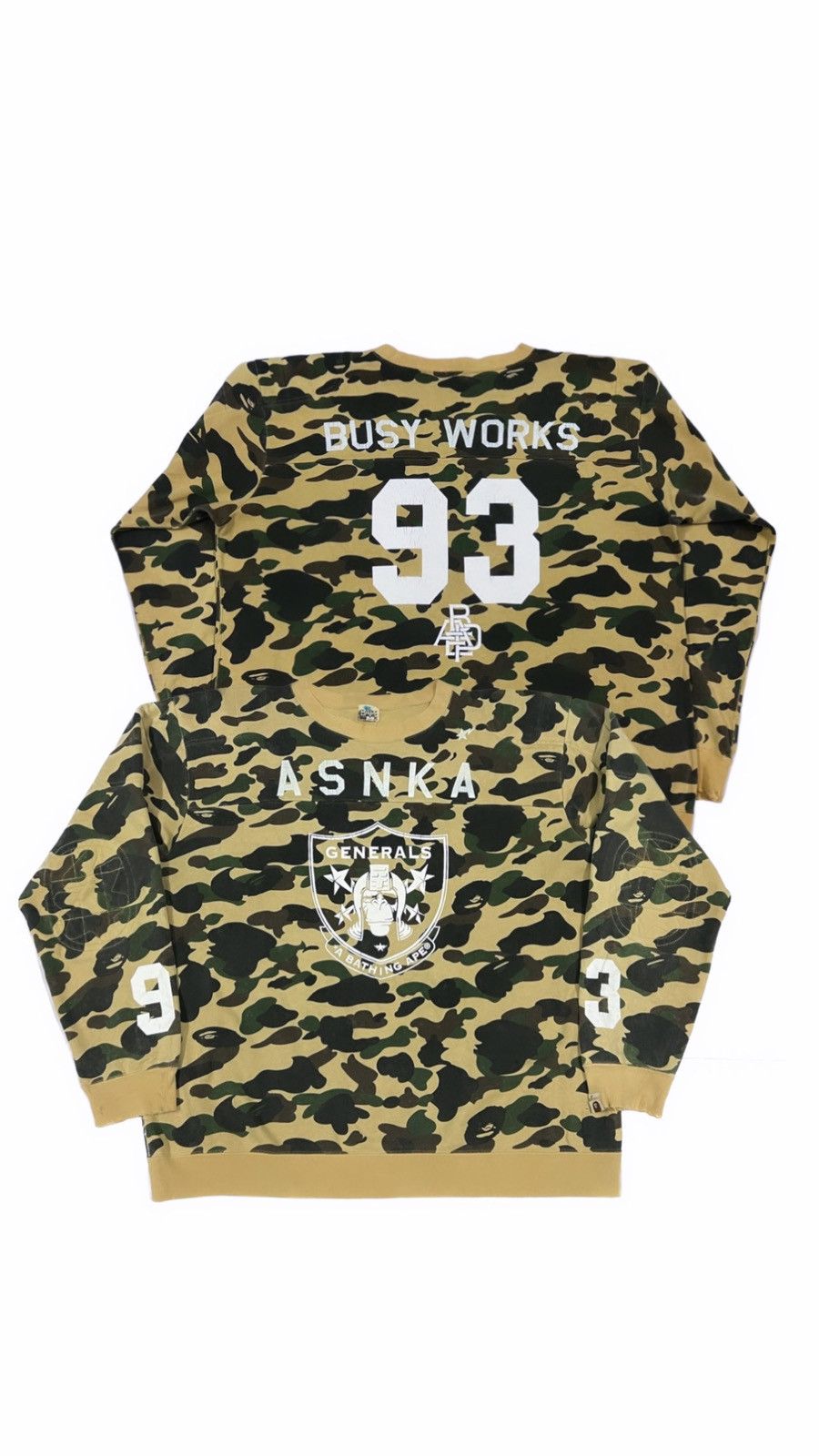 Bape 1st Camo Generals Crewneck Size US XL / EU 56 / 4 - 1 Thumbnail