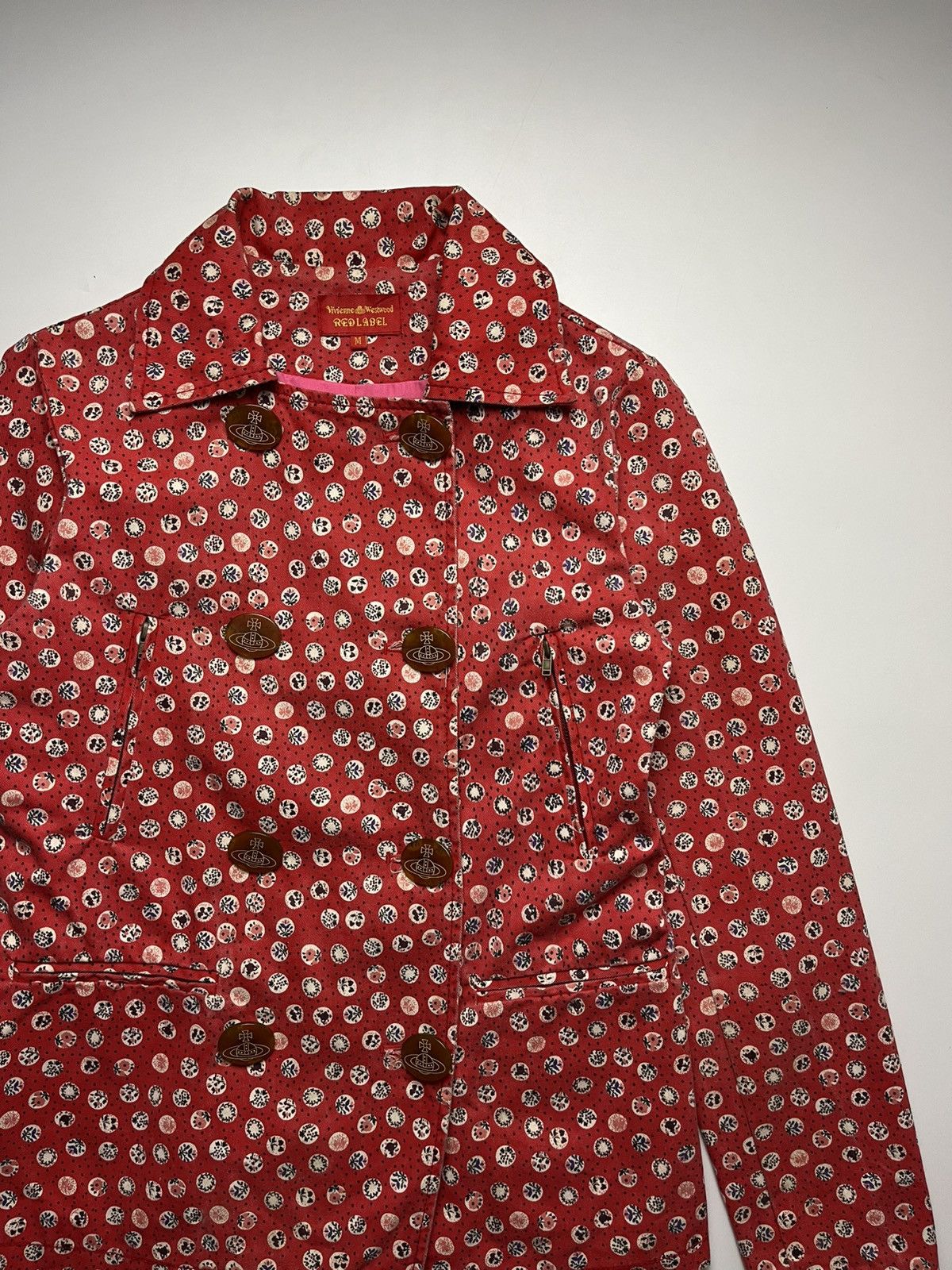 Vivienne Westwood Vivienne Westwood Double-Breasted Red Blazer Size M / US 6-8 / IT 42-44 - 3 Thumbnail