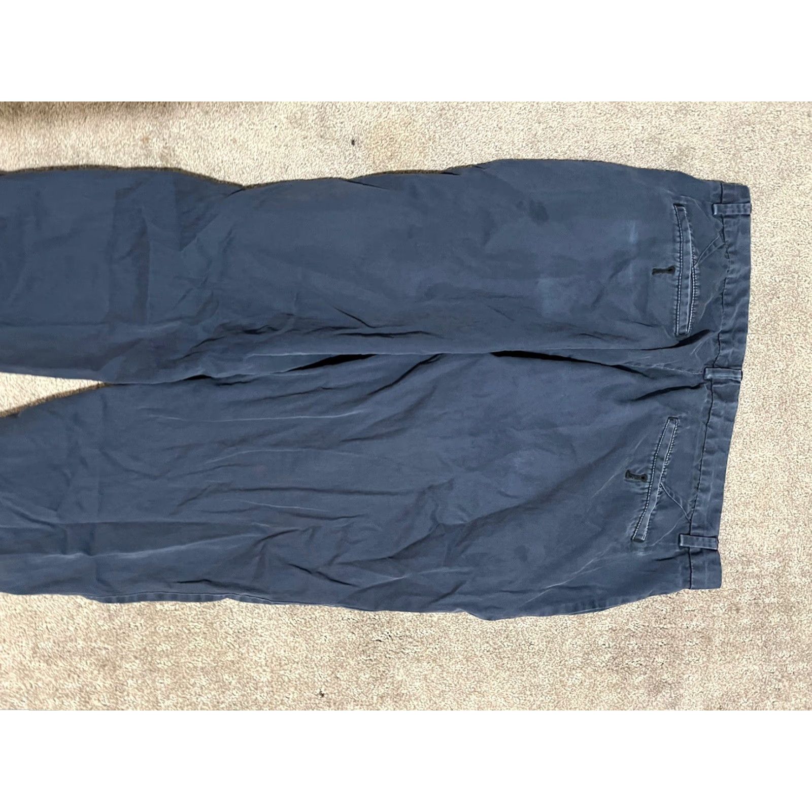 Calvin Klein Calvin Klein Slim Fit Stretch Pants 5-Pocket Business Casual 34x32 Blue Mens Size US 31 - 4 Thumbnail