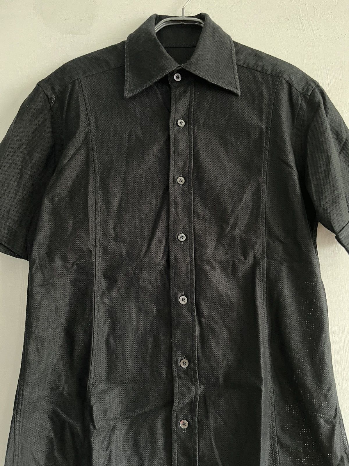 Gucci SS97 Gucci By Tom Ford Textured Mesh Polo Size US S / EU 44-46 / 1 - 2 Thumbnail