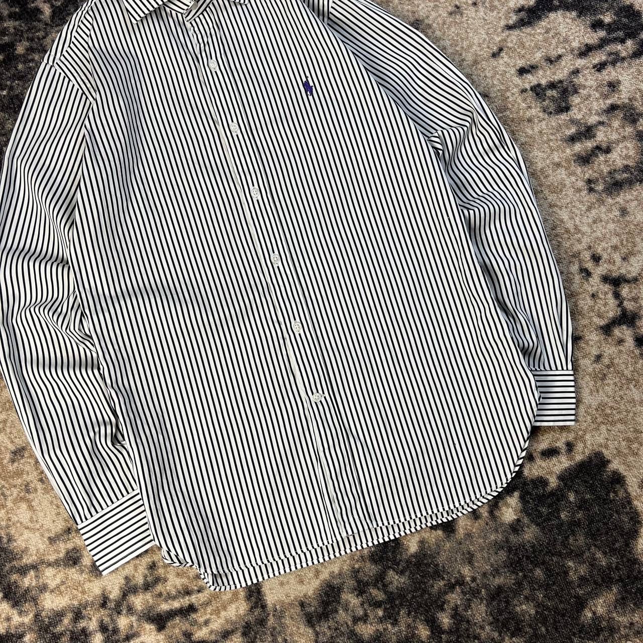 Polo Ralph Lauren Polo Ralph Lauren Luxury Mini Logo Striped Button Up Shirt Size US M / EU 48-50 / 2 - 3 Thumbnail