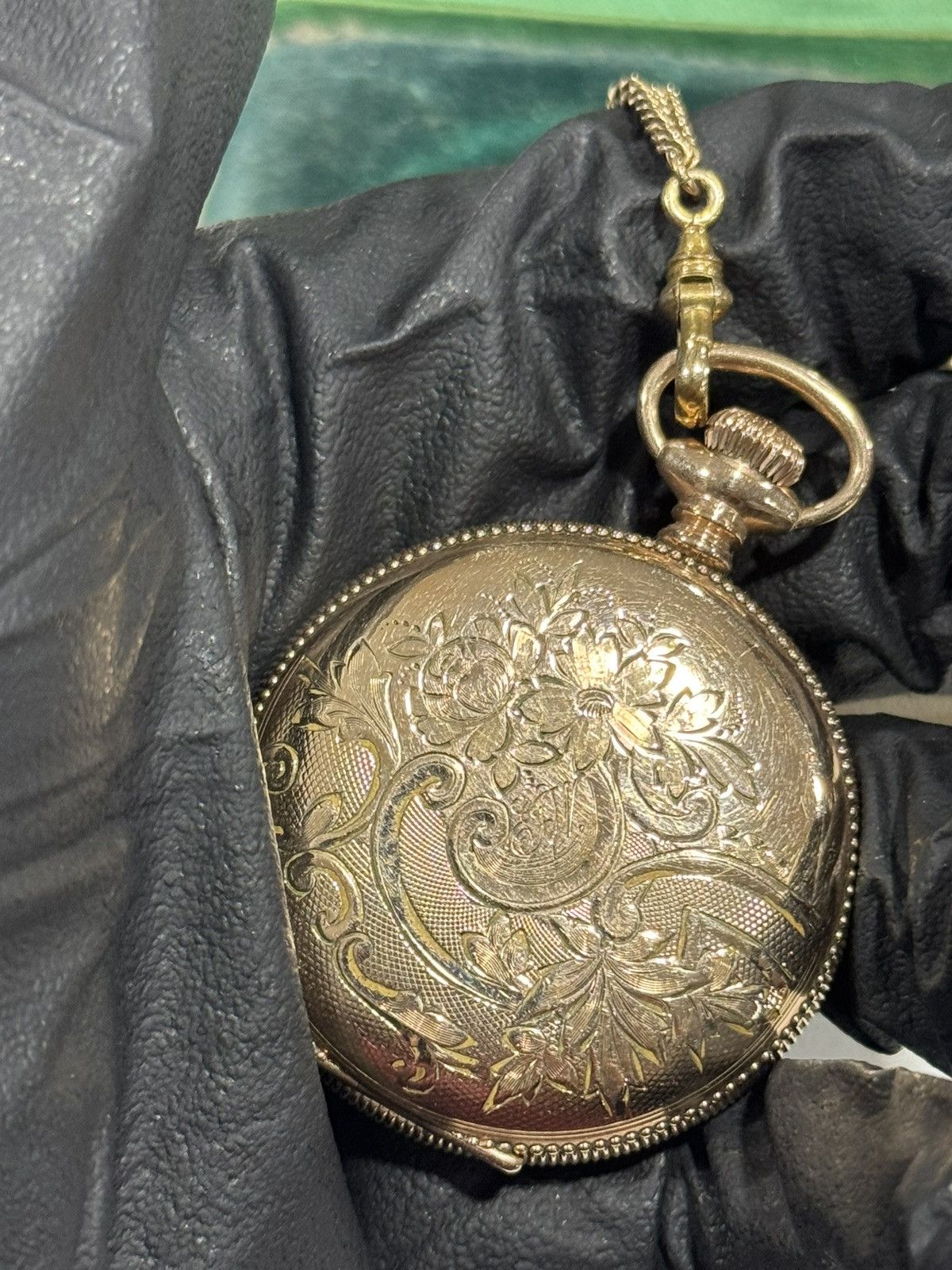 Elgin National Watch Company Vintage 1890s Elgin Gold Filled Pocket Watch Size ONE SIZE - 18 Thumbnail