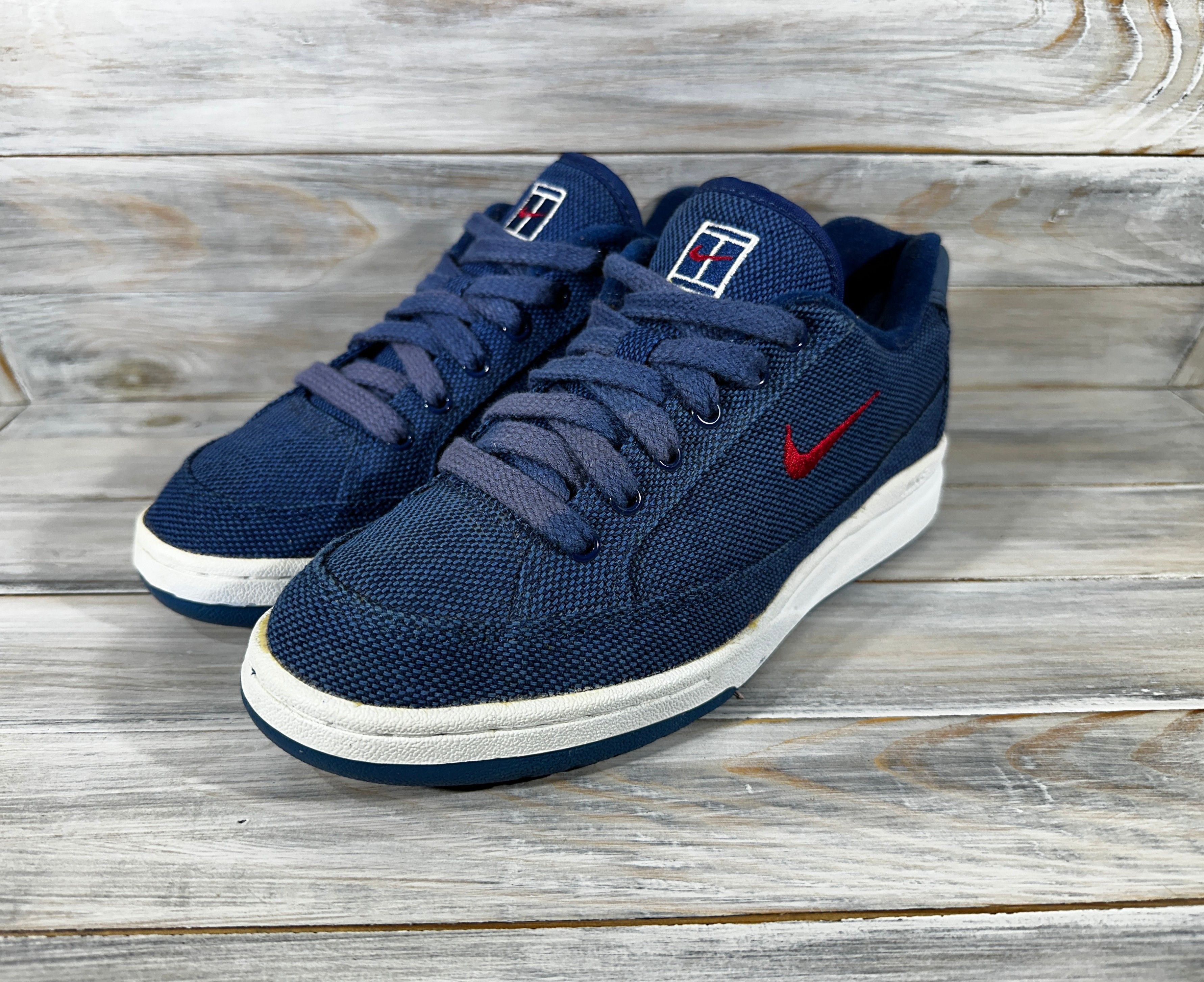 Nike Vintage Nike GTS Canvas Unisex Sneakers Navy Very Rare Retro Size US 7 / EU 40 - 4 Thumbnail