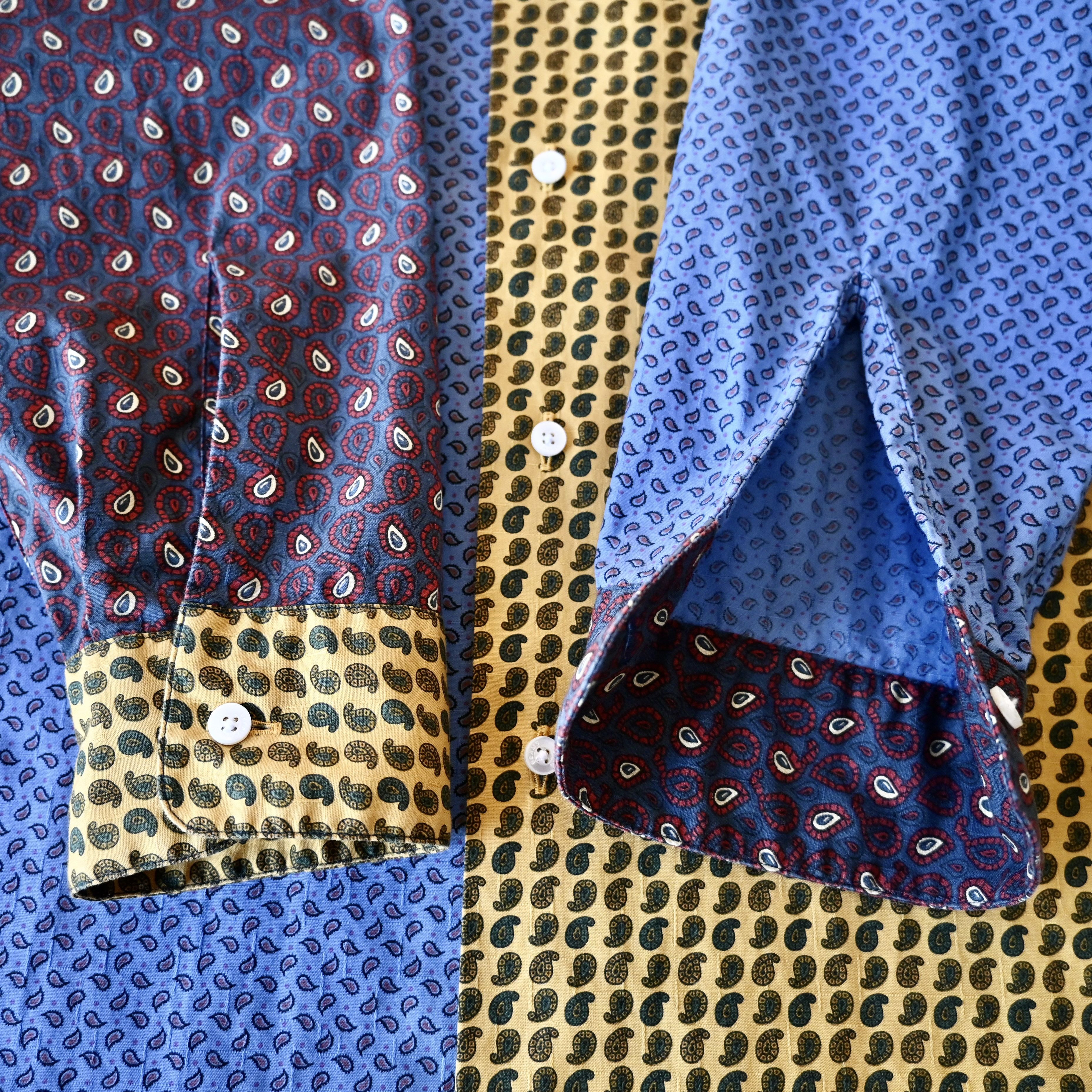 Beams Plus BEAMS Plus multicolor paisley panel open color shirt Size US M / EU 48-50 / 2 - 19 Thumbnail