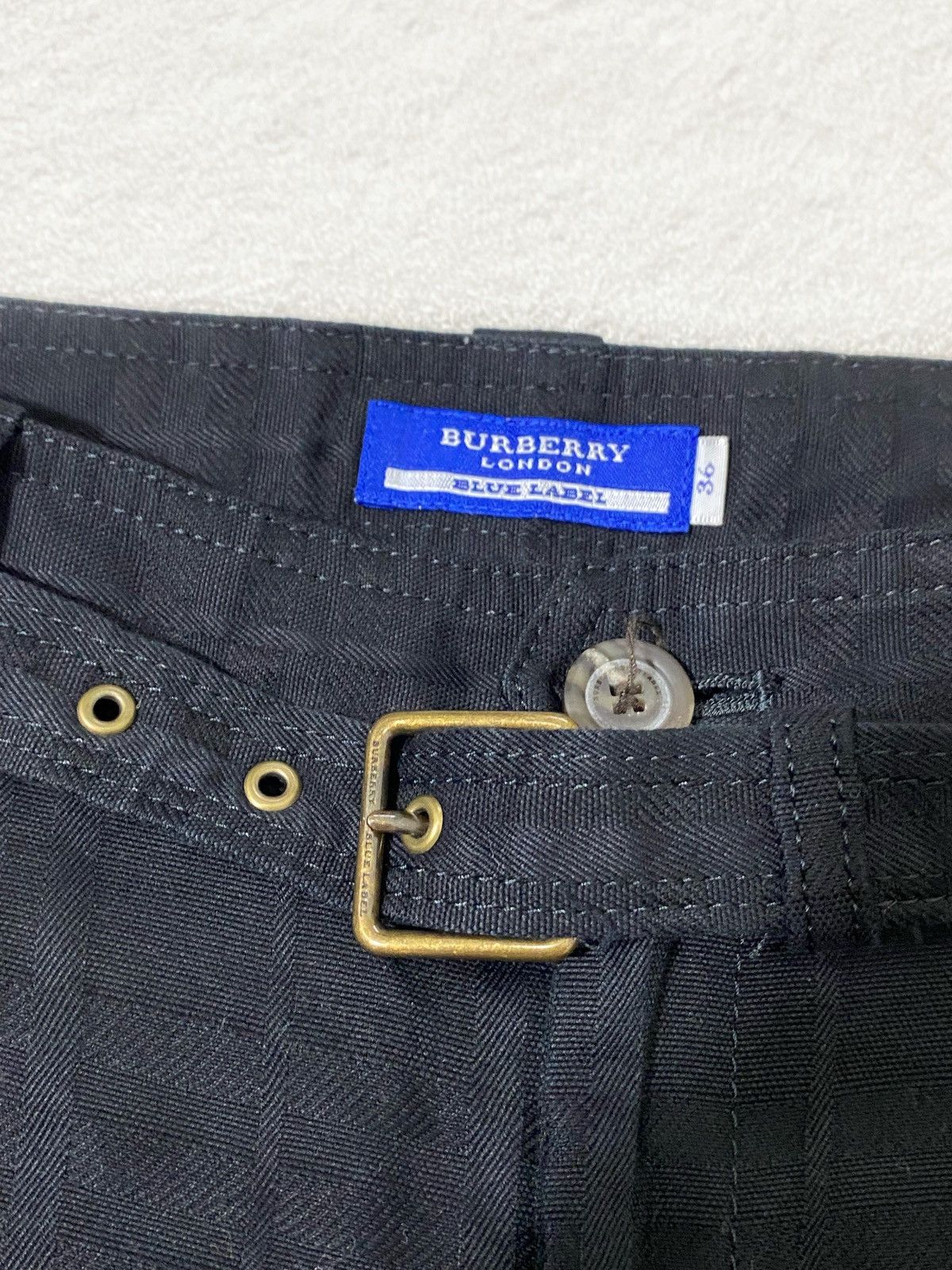 Burberry SICK 💰 Burberry London Blue Label Wool Short Pants Size 28" / US 6 / IT 42 - 6 Thumbnail