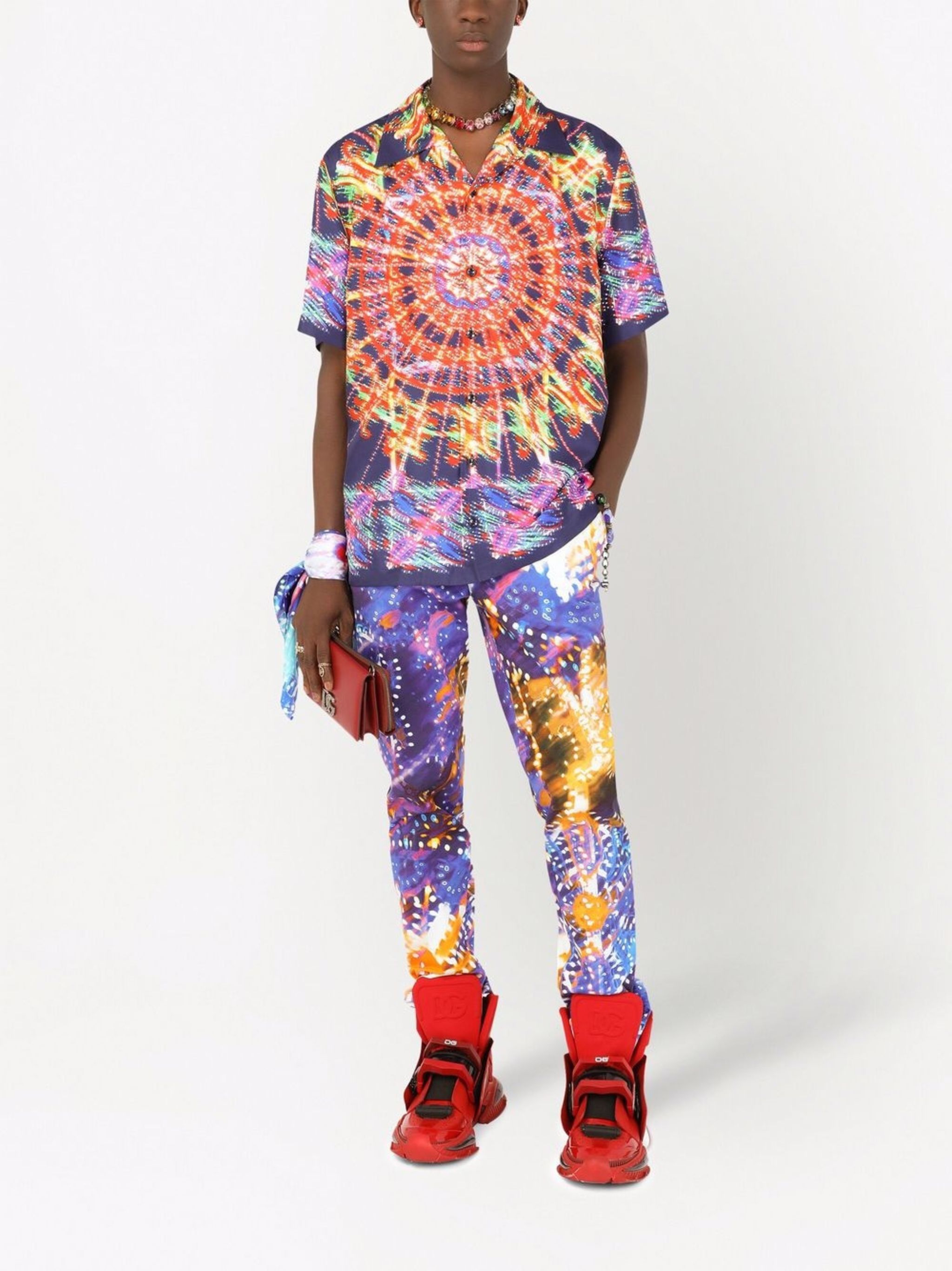 Dolce & Gabbana o1y0125 Casual Pant in Multicolor Size US 34 / EU 50 - 5 Thumbnail