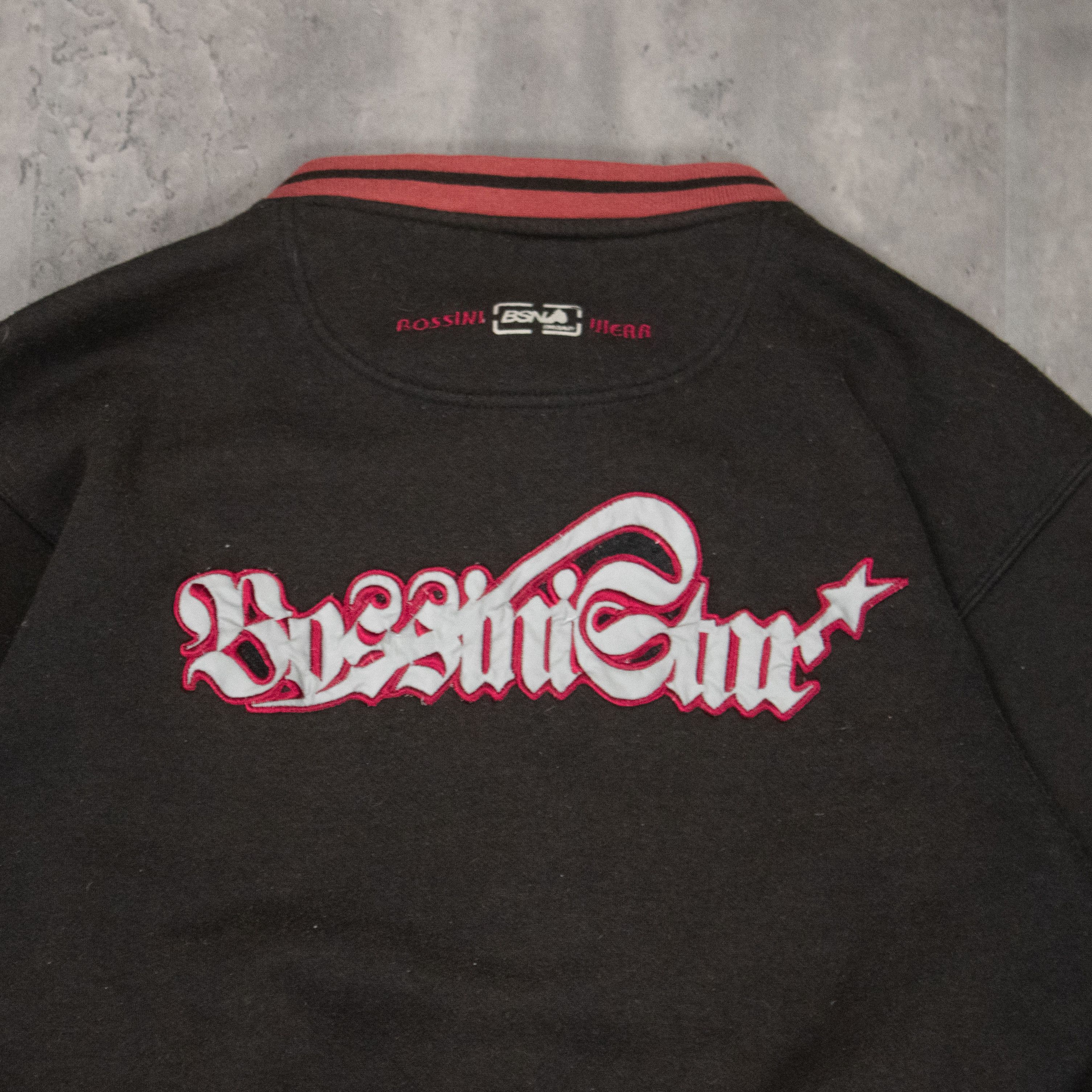 Japanese Brand Y2K 2000's Hill Sports Faded Black Bomber Cardigan Sweater Size US M / EU 48-50 / 2 - 11 Thumbnail