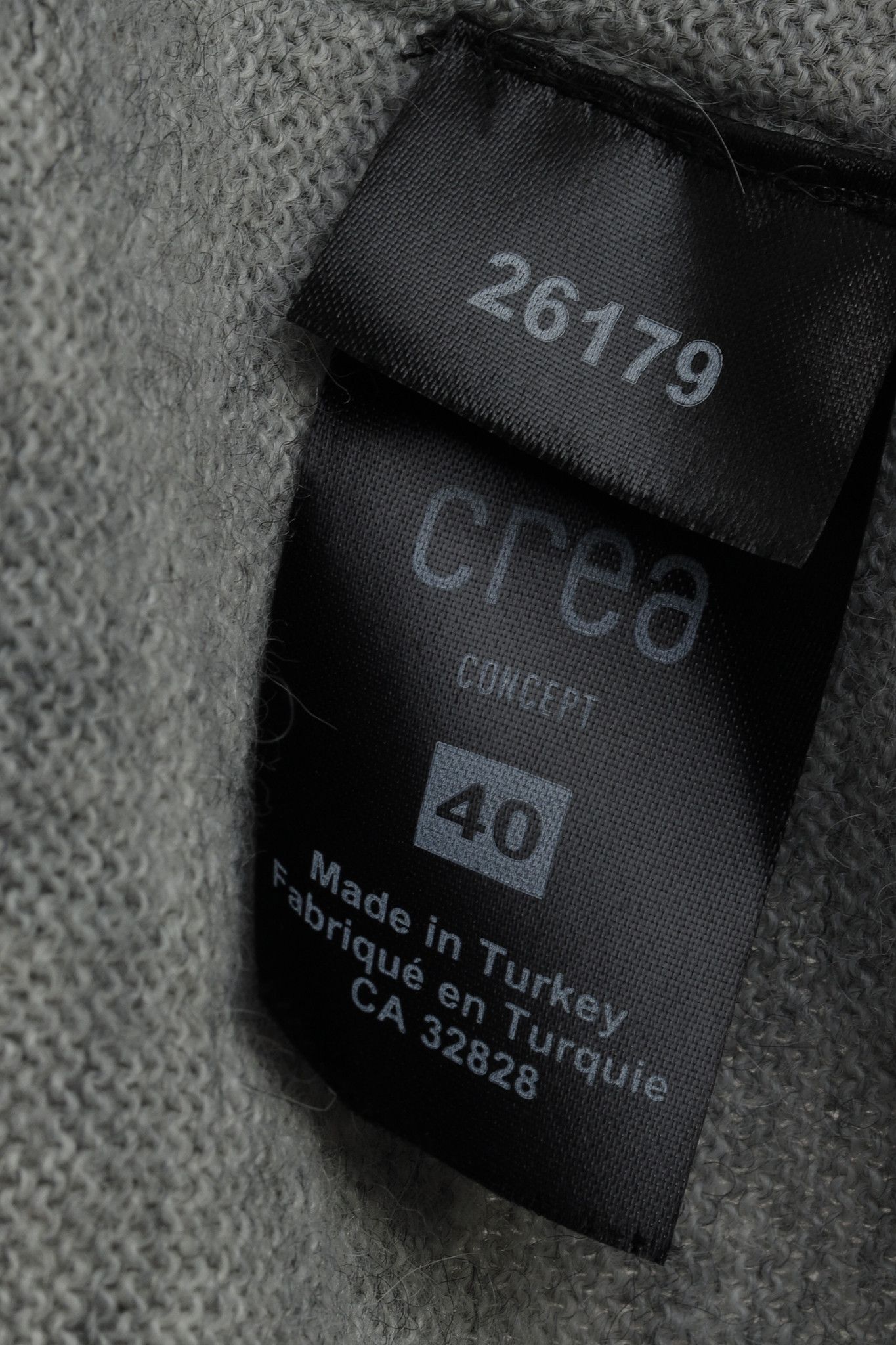 Other Crea Concept AW/17 Grey Watercolour Sharkbite-Hem Sweater Size M / US 6-8 / IT 42-44 - 9 Thumbnail
