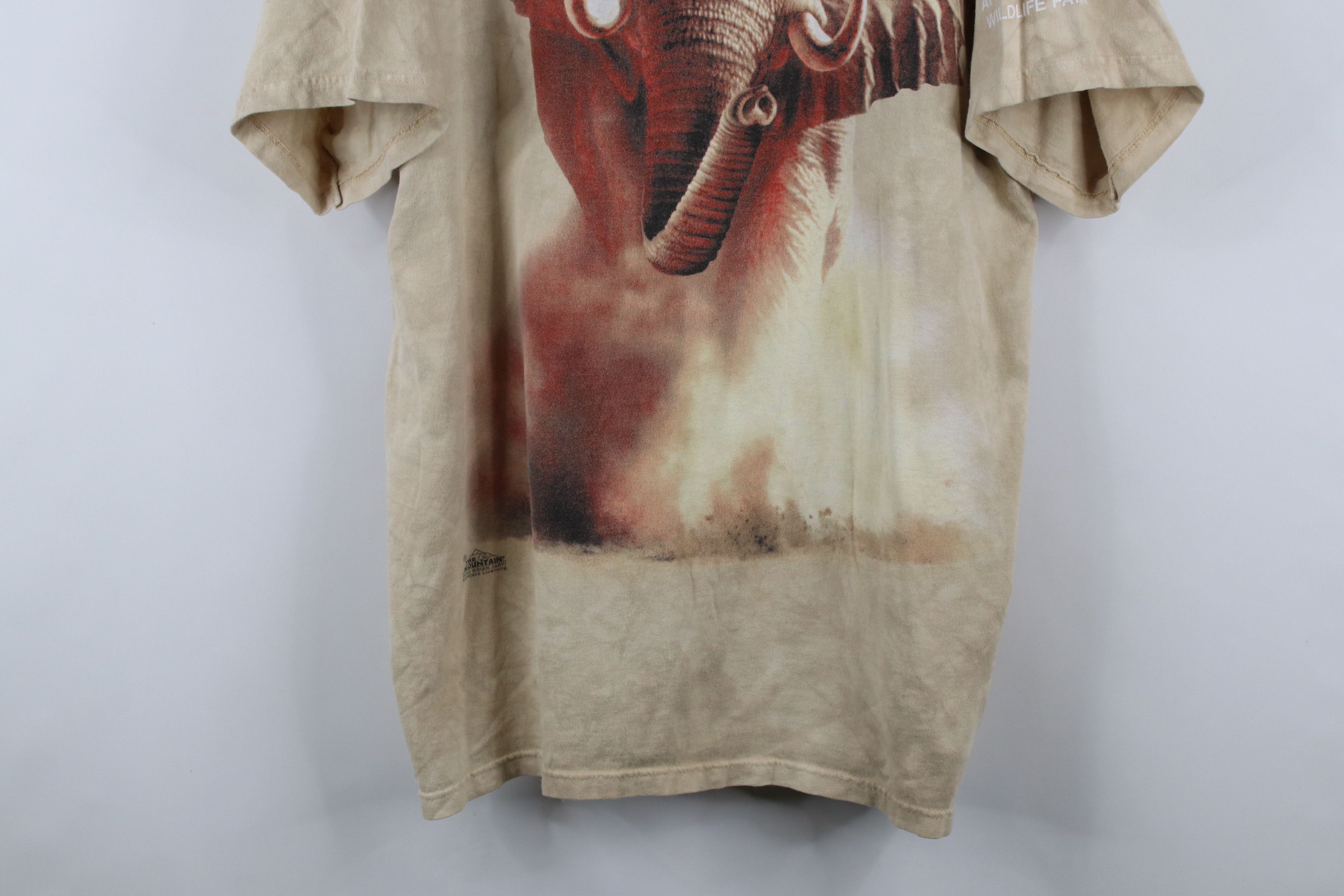Vintage Vintage Y2K 2002 Streetwear Elephant Acid Wash T-Shirt Size US XL / EU 56 / 4 - 3 Thumbnail