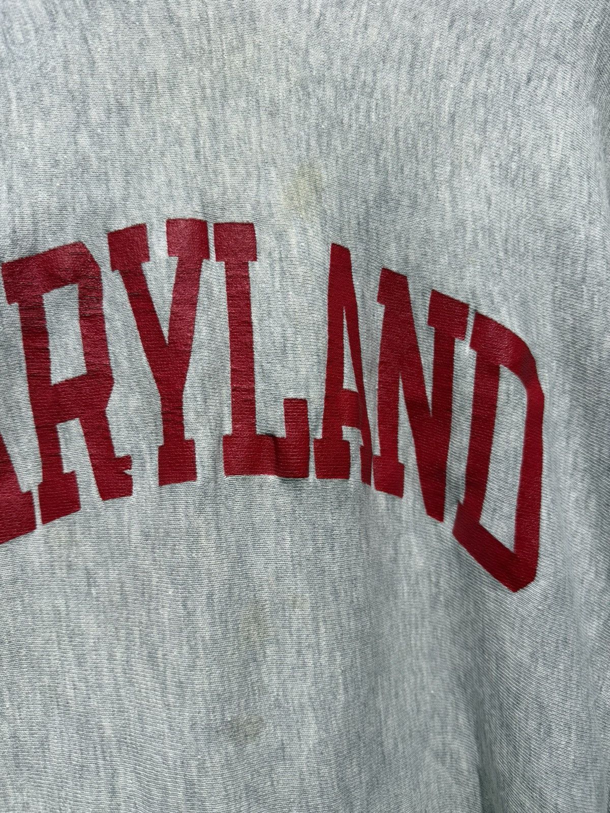 Vintage Vintage 80s University of Maryland champion hoodie Size US XL / EU 56 / 4 - 8 Thumbnail