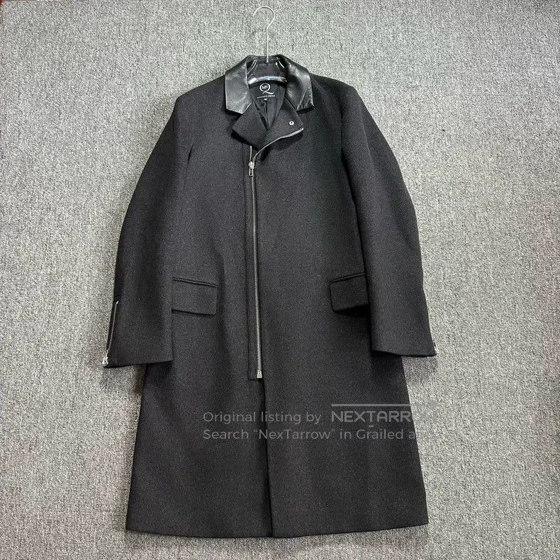 Alexander McQueen ALEXANDER MCQUEEN Biker Style Zippered Jacket Coat Size US S / EU 44-46 / 1 - 1 Thumbnail