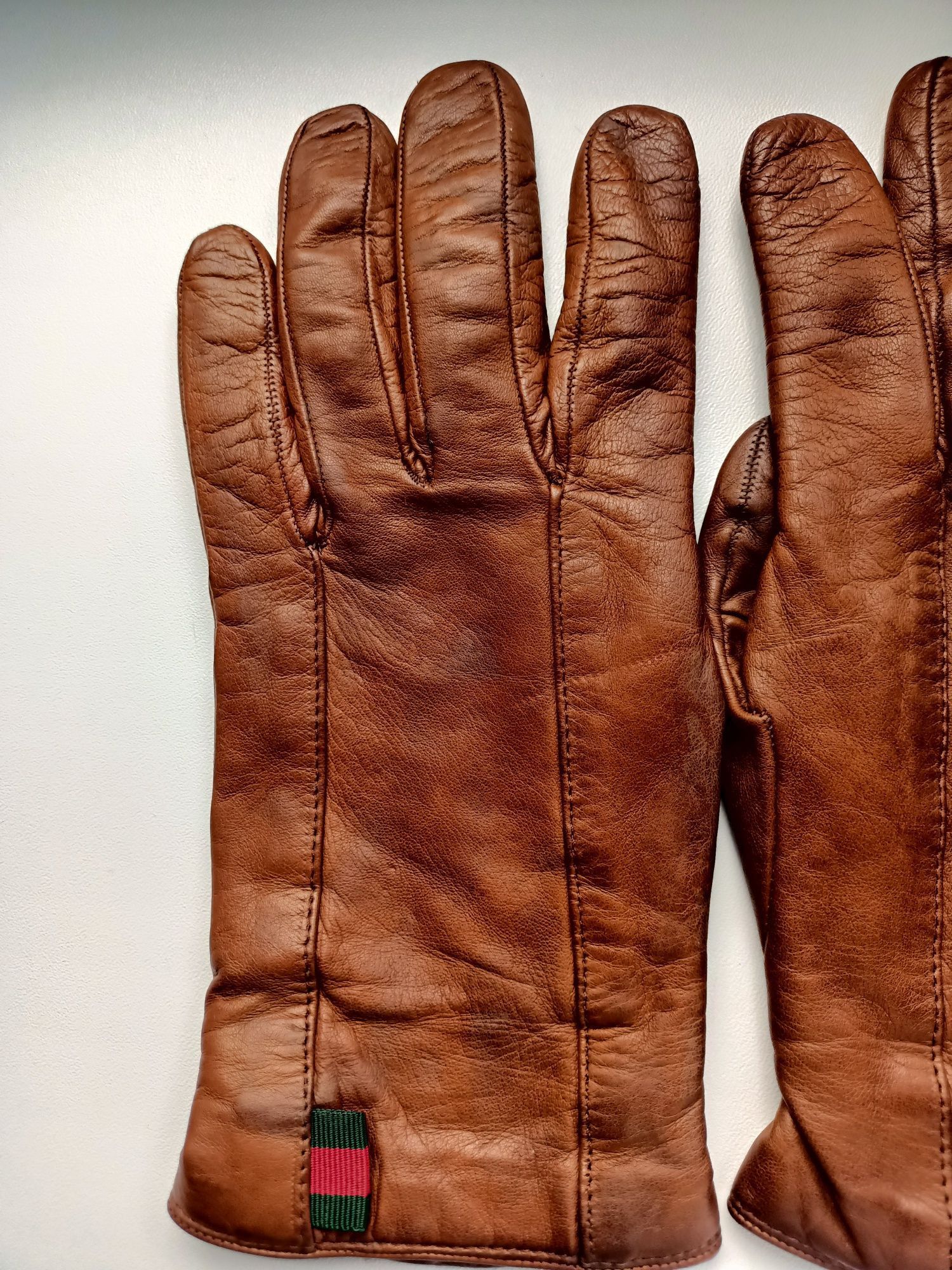 Gucci Gucci Leather Gloves Size ONE SIZE - 2 Thumbnail