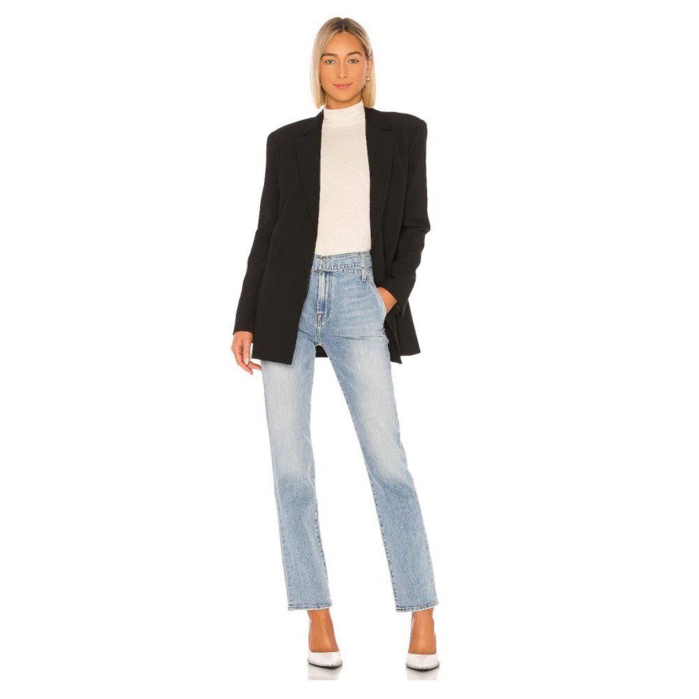 7 For All Mankind 7 For All Mankind Paperbag Slim Straight Size 25 Size 25" / US 0 / IT 36 - 2 Thumbnail