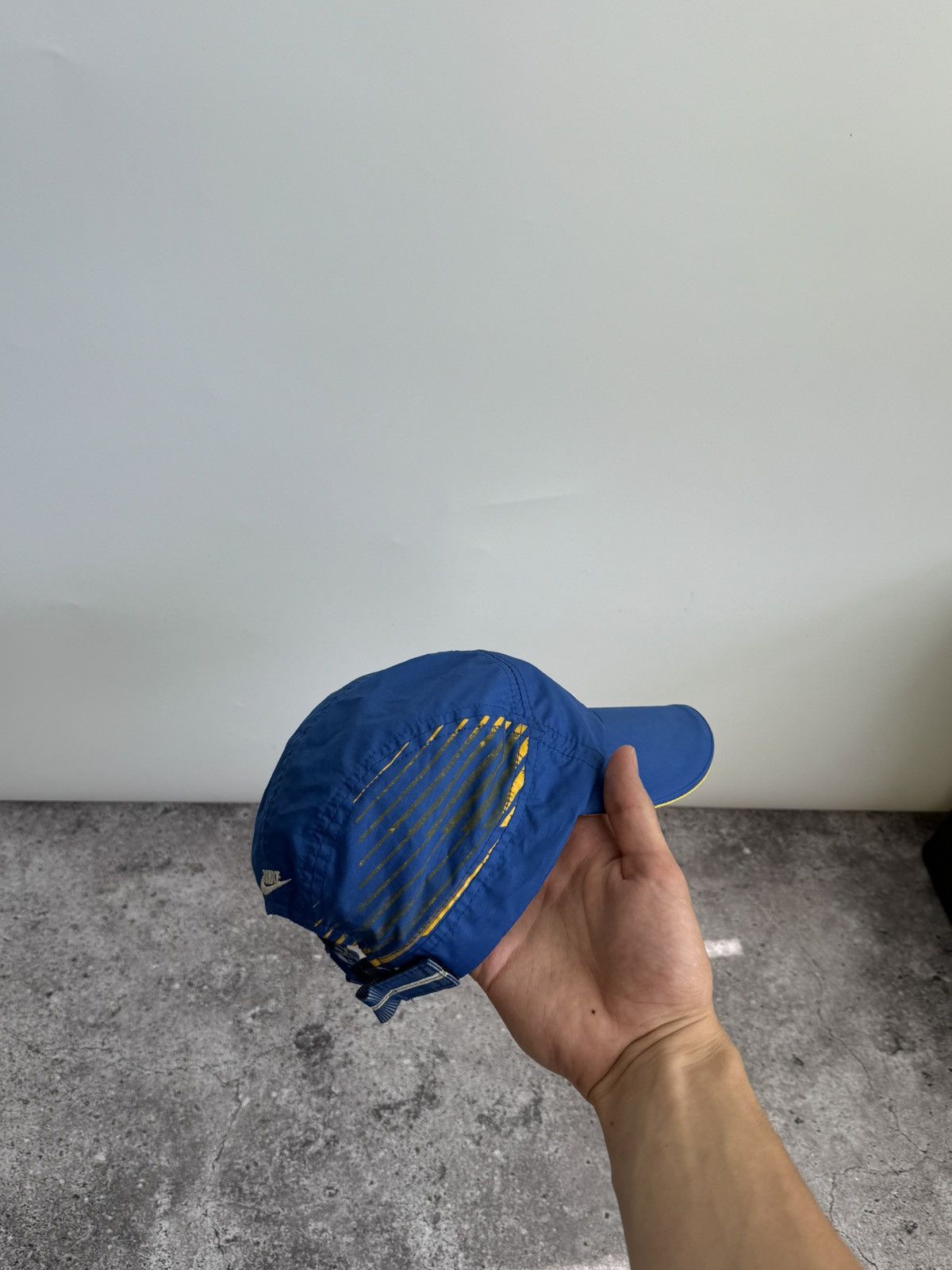 Nike × Vintage Vintage Nike Y2K nylon athletic cap TN Size ONE SIZE - 4 Thumbnail