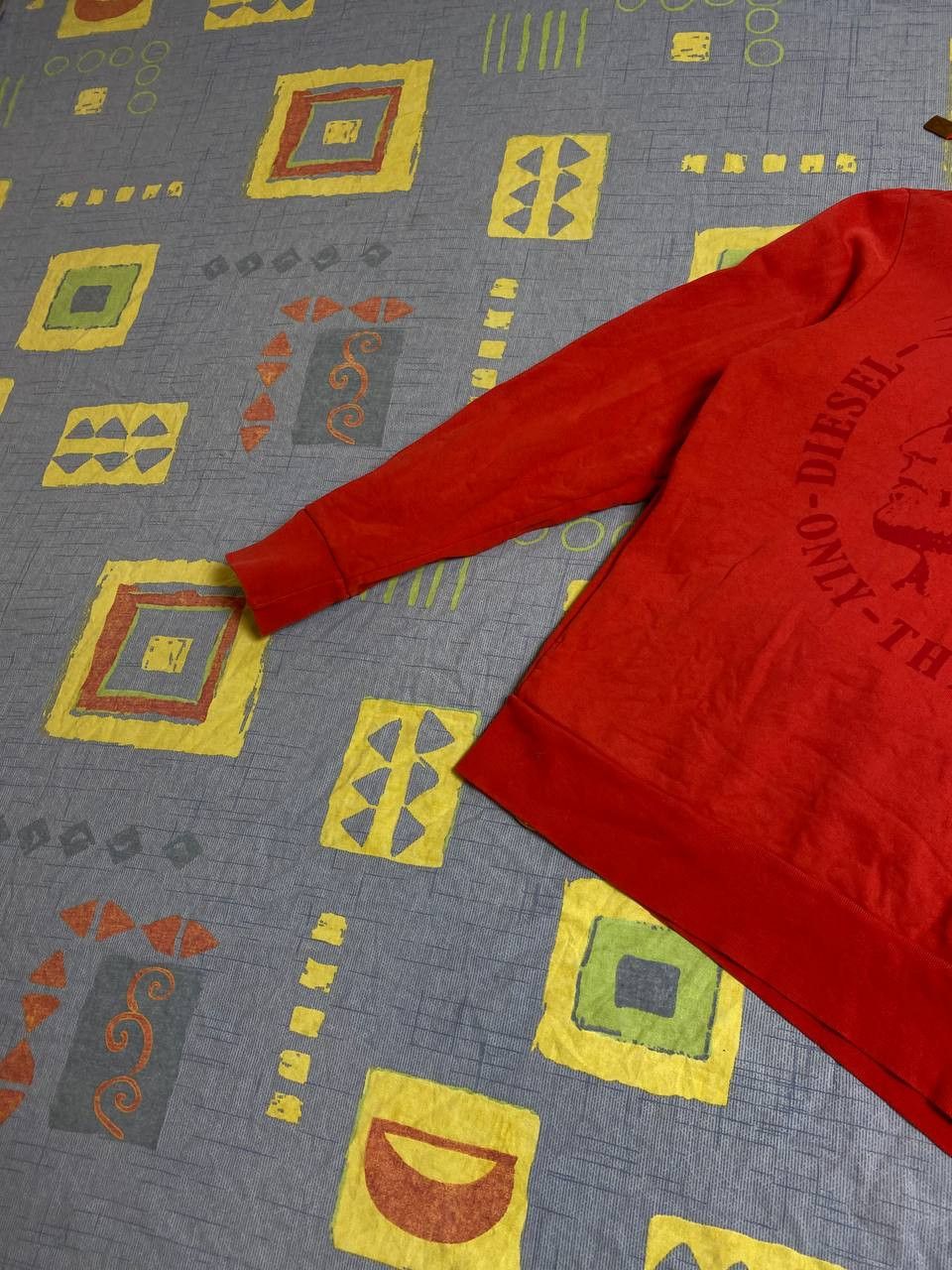 Diesel × Vintage Vintage Diesel Big Logo Zip Hoodie Y2K USA Size US L / EU 52-54 / 3 - 2 Thumbnail