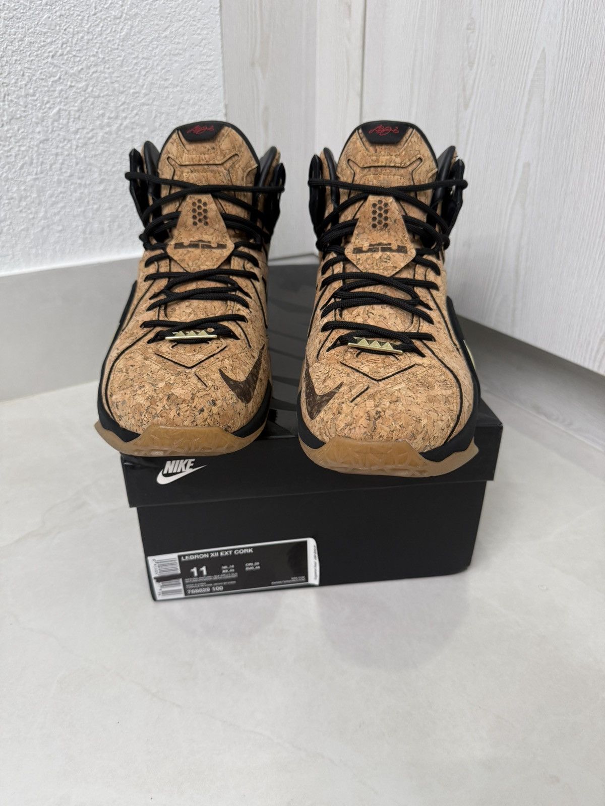 Nike Nike LeBron 12 EXT "Cork" Size 11 Used Size US 11 / EU 44 - 8 Thumbnail