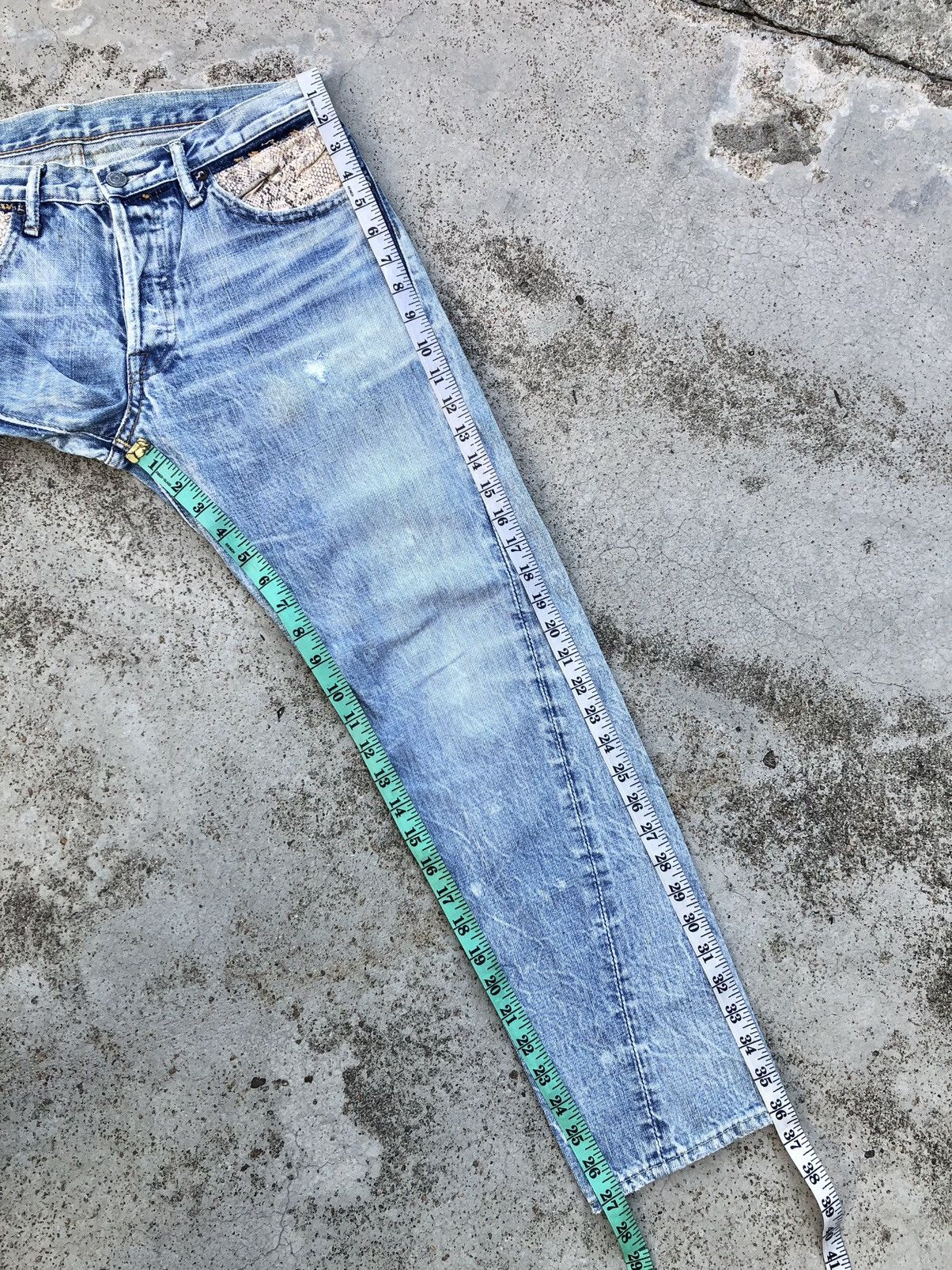 Japanese Brand RNA TRANSFORM &NEW BLUE JEANS Size US 31 - 14 Thumbnail