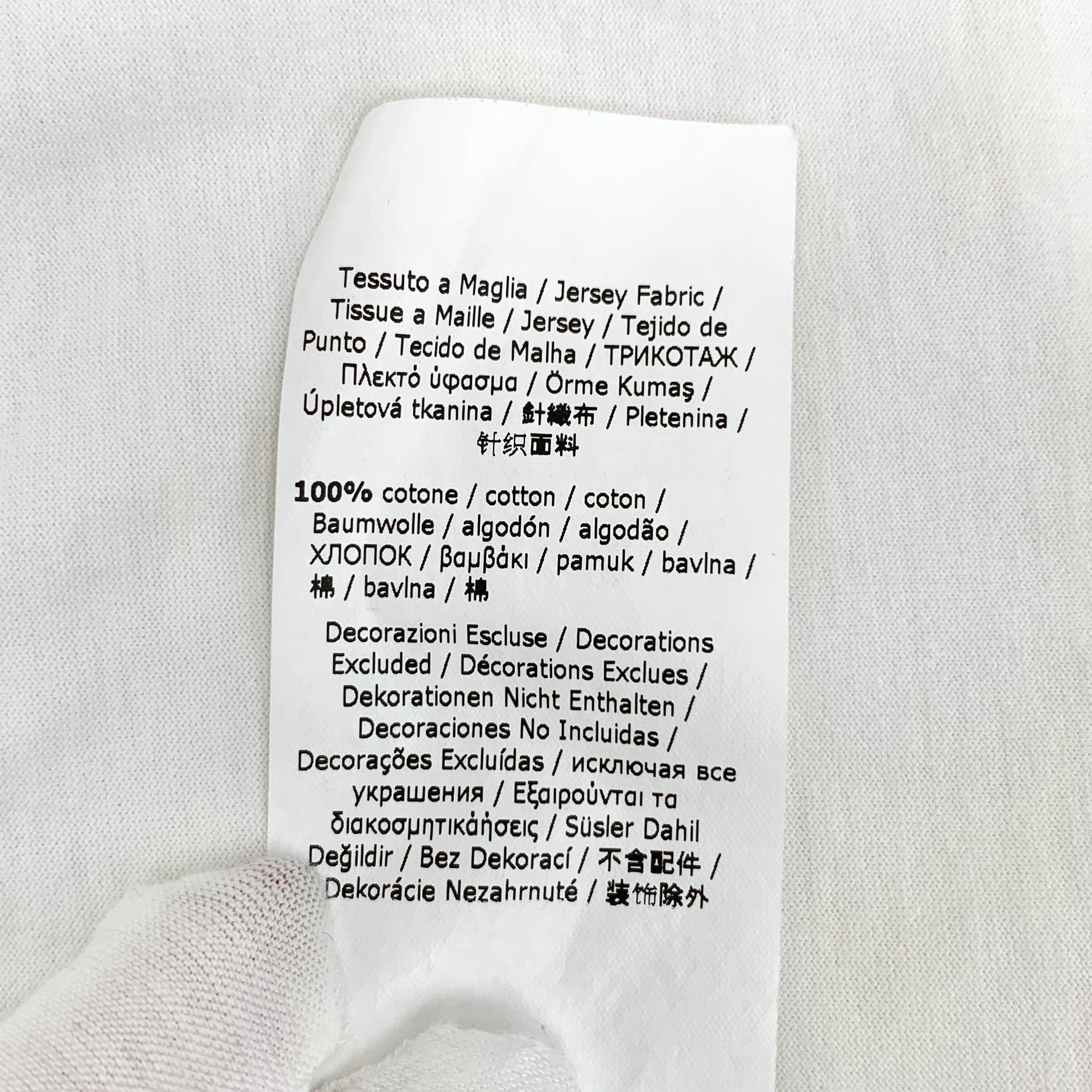 Max Mara Maxmara Pocket Letter & Animal Crystal T-Shirt White (M) Size M / US 6-8 / IT 42-44 - 9 Thumbnail