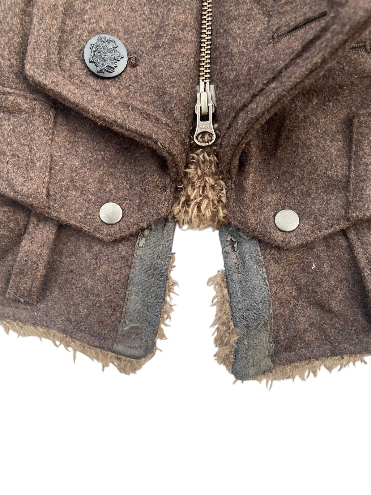 PPFM PPFM Convertible Napoleon Military Zip Up Jacket Size US S / EU 44-46 / 1 - 4 Thumbnail