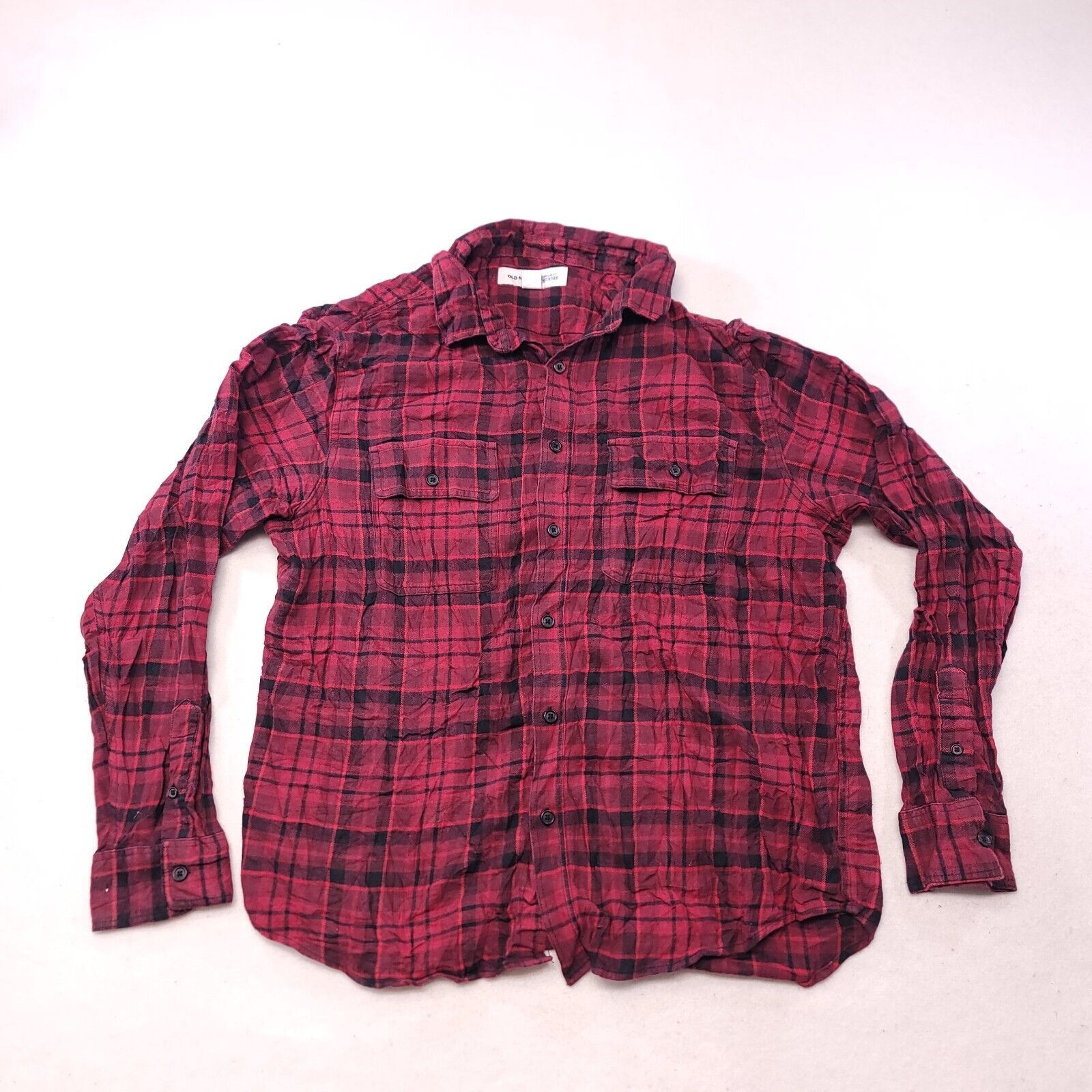 Old Navy Old Navy Tartan Flannel Casual Shirt Mens Size Large XL Red Size US XL / EU 56 / 4 - 2 Thumbnail