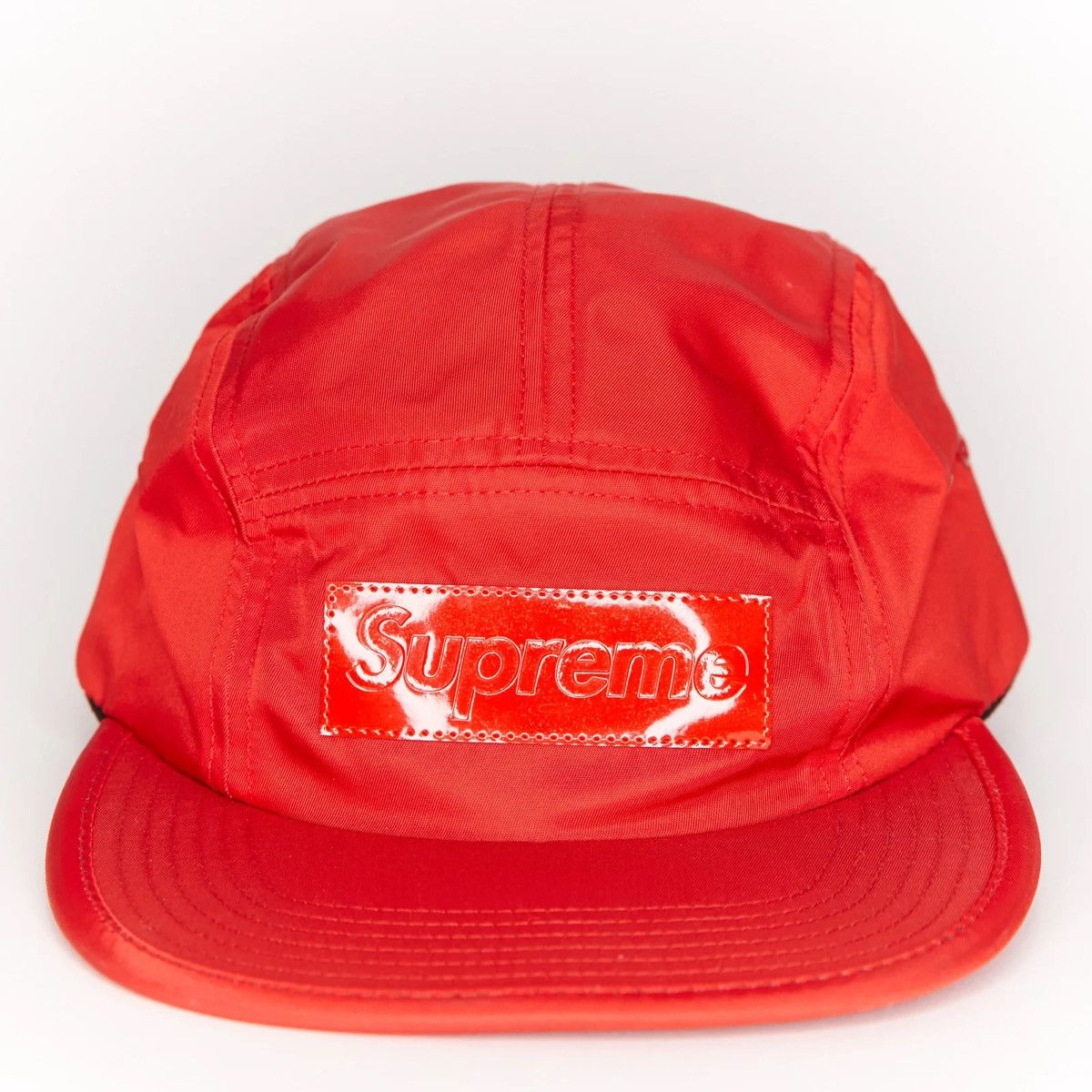 Supreme SUPREME PATENT LEATHER PATCH CAMP CAP Size ONE SIZE - 1 Thumbnail