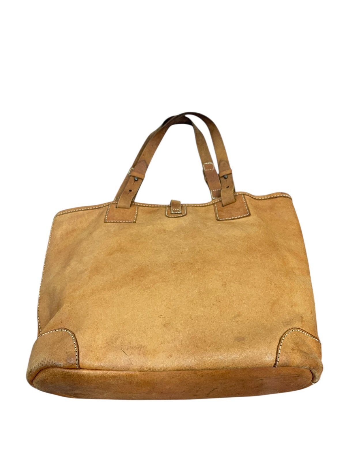 Genuine Leather Full Leather Beauty Patina Peaks Peak Japan Tote Bag 2🟩1 Size ONE SIZE - 12 Thumbnail