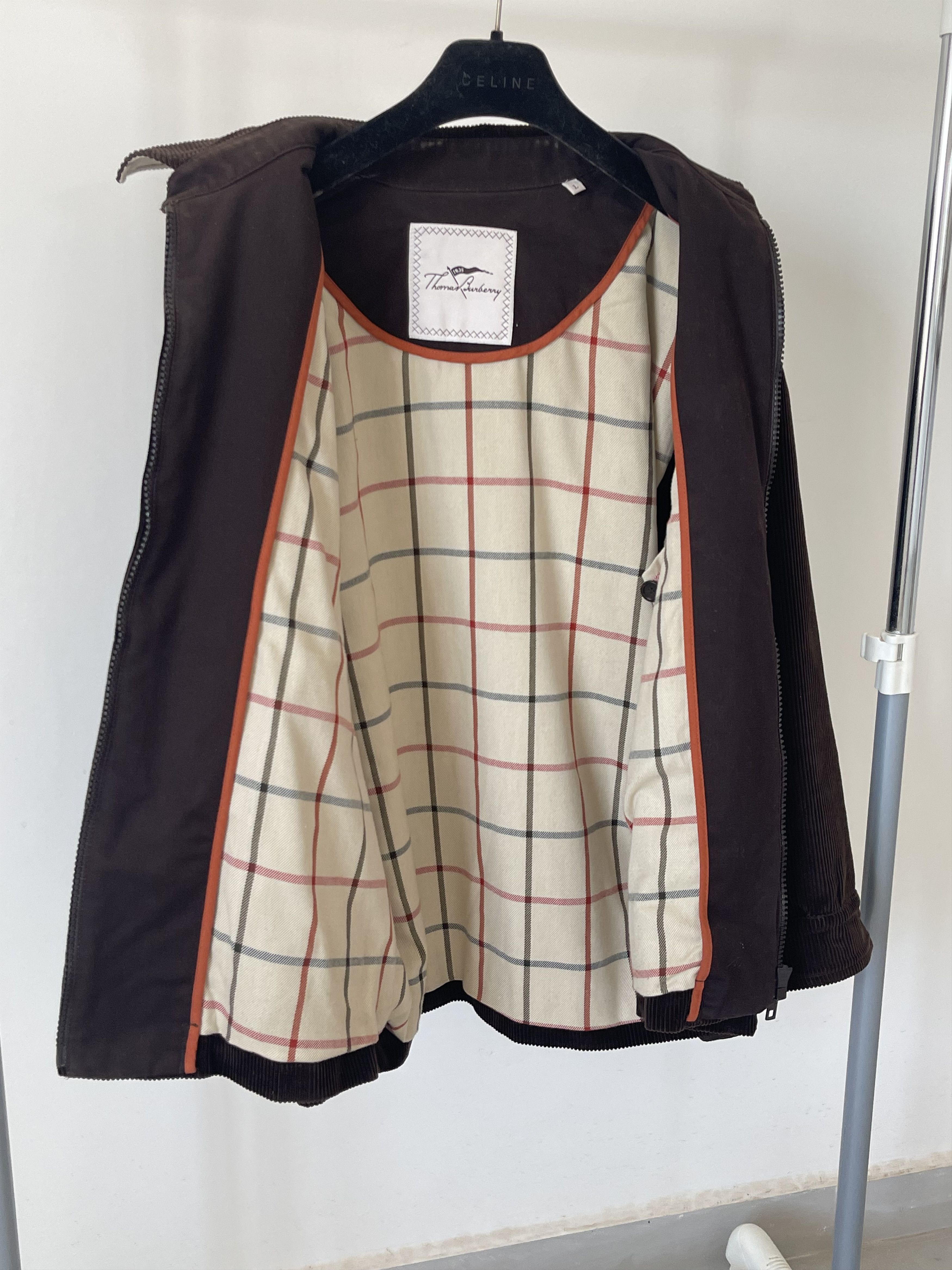 Burberry 🔥 TB Burberry vintage corduroy jacket Size US L / EU 52-54 / 3 - 7 Thumbnail
