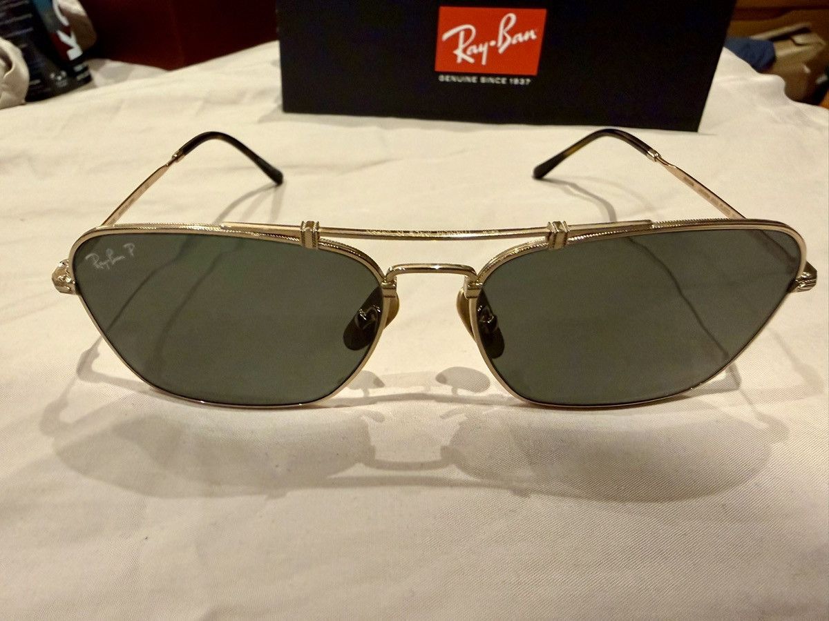 RayBan Rayban Caravan Titanium Sunglasses Size 46 - 4 Thumbnail