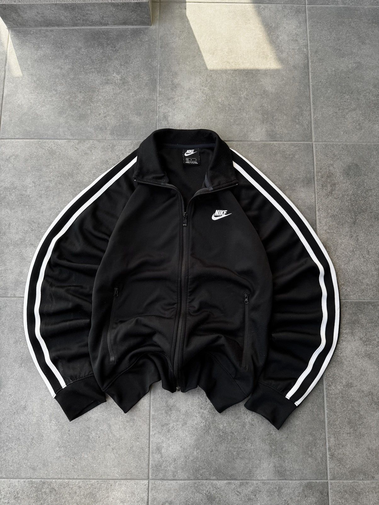 Nike Vintage Nike Track Jacket Striped 2000s Y2K Swoosh Size US M / EU 48-50 / 2 - 4 Thumbnail