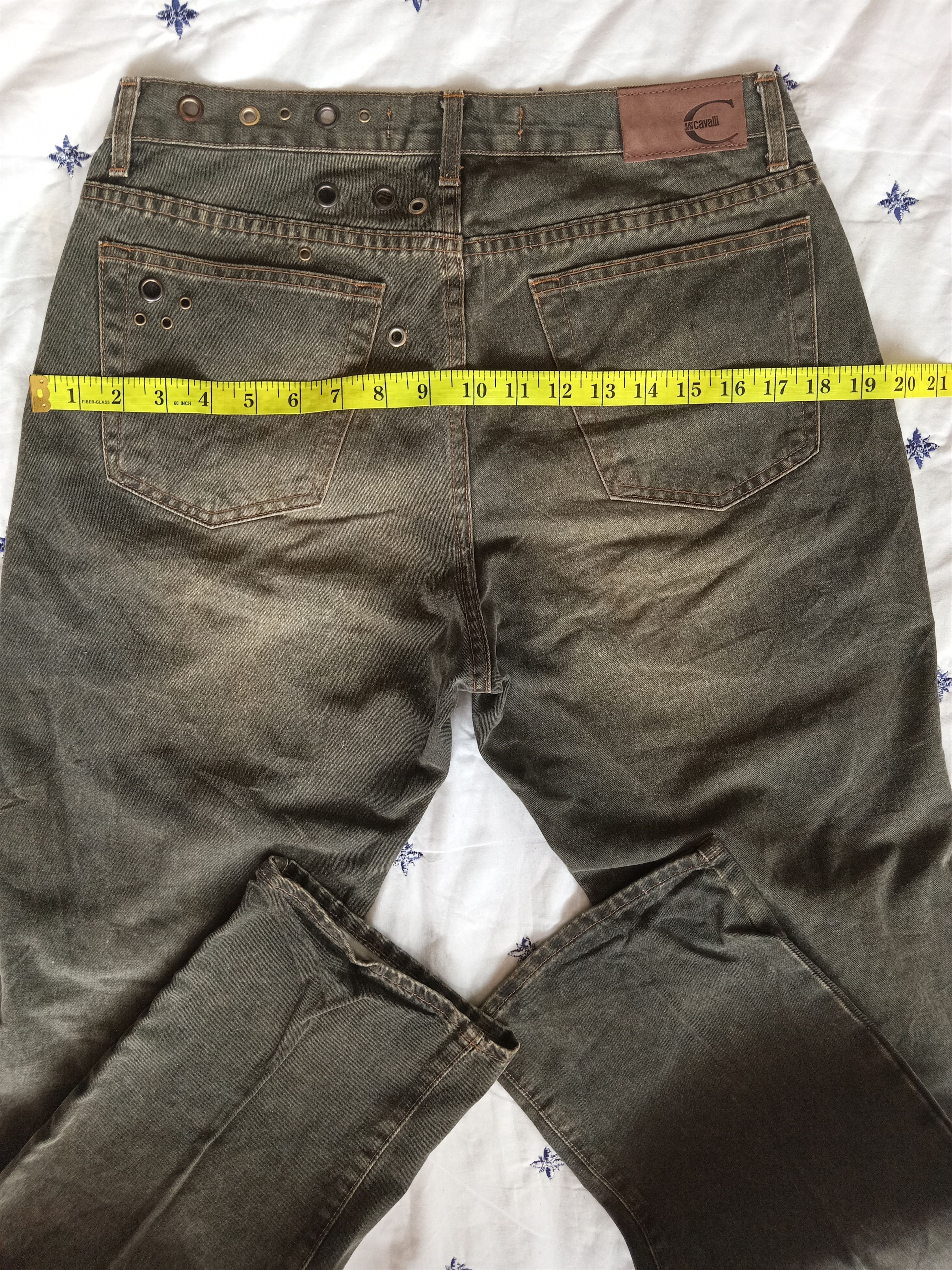 If Six Was Nine × Just Cavalli JUST CAVALLI💥Washed Faded Distressed Jeans Size 31" - 5 Thumbnail