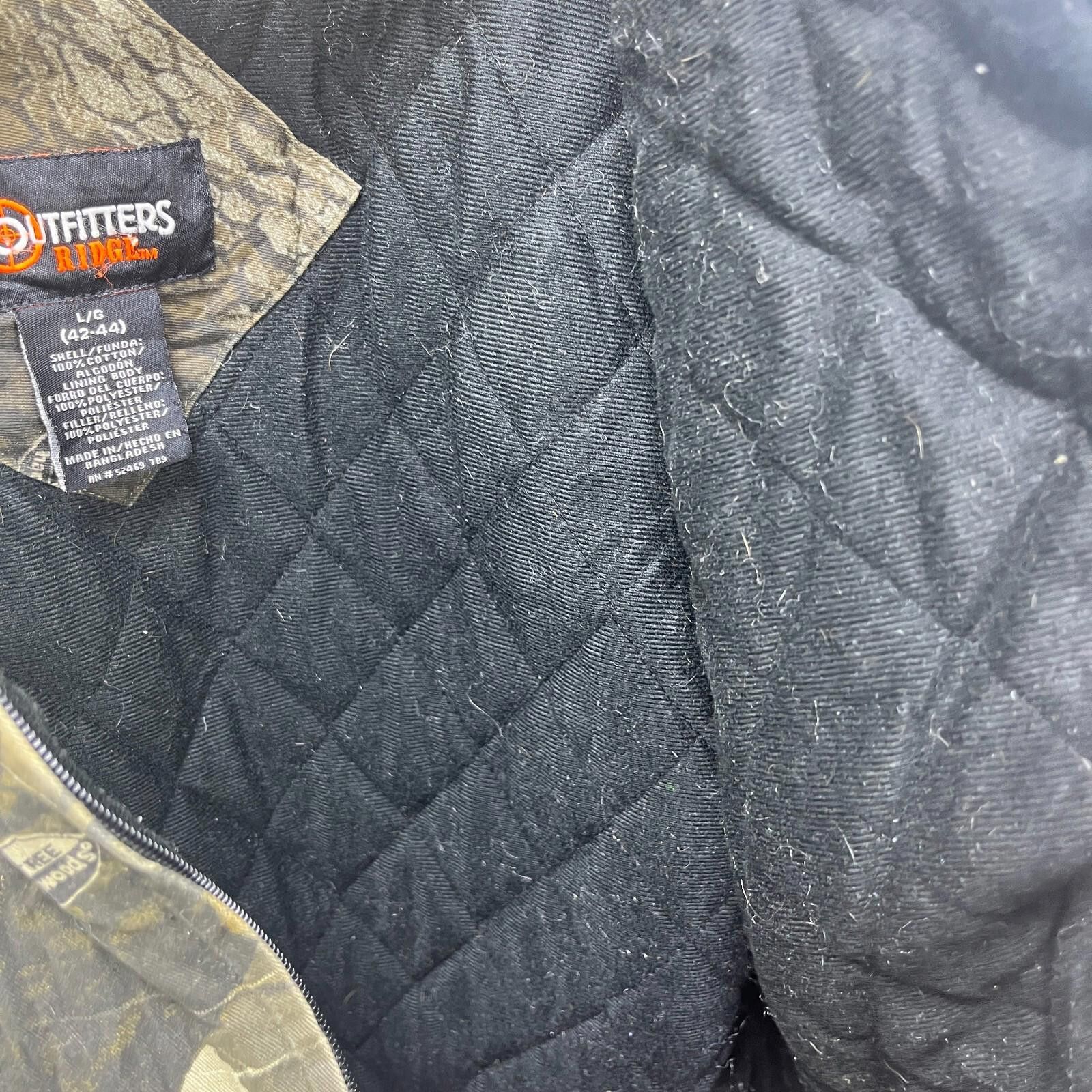 Vintage Vintage Real Tree Camo Hooded Thermal Jacket Large Size ONE SIZE - 9 Thumbnail