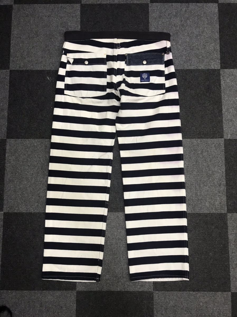 Japanese Brand Very Rare Prisoner Stripe Ballon Duck Canvas Pant Size US 35 - 11 Thumbnail
