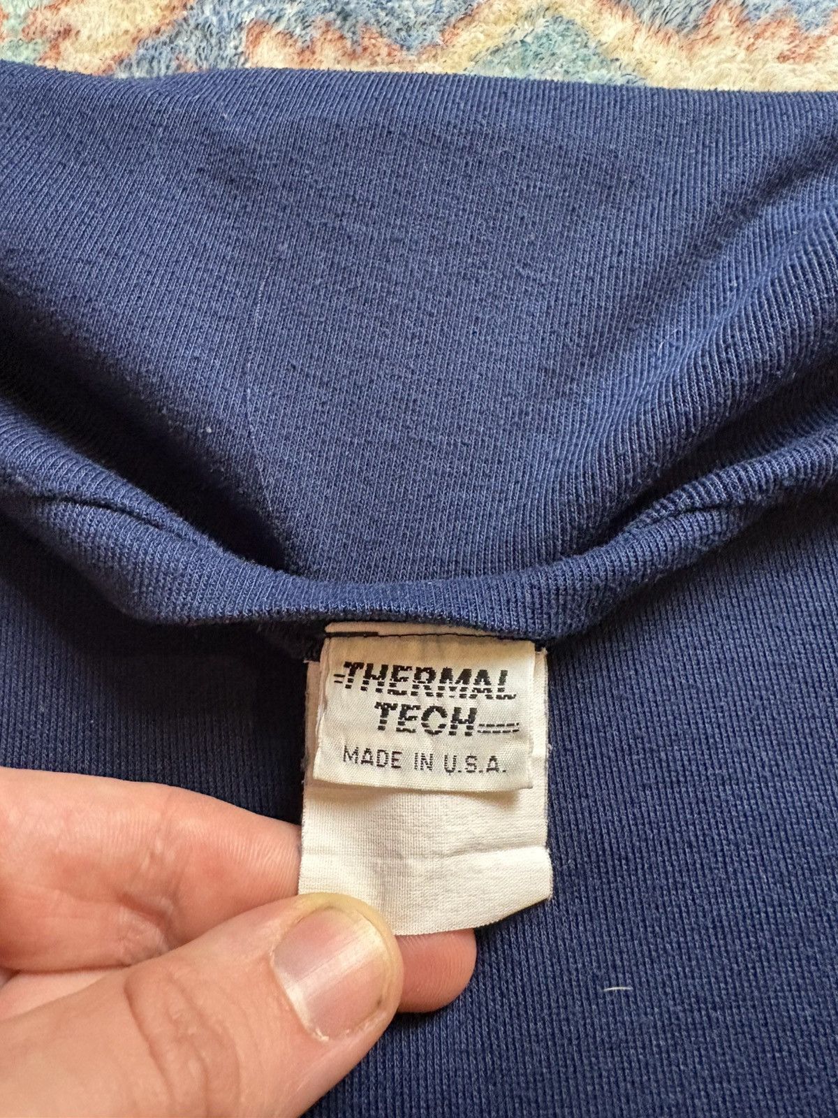 Vintage Vintage 80s Thermal Tech Long Sleeve Shirt Large Size US L / EU 52-54 / 3 - 3 Thumbnail