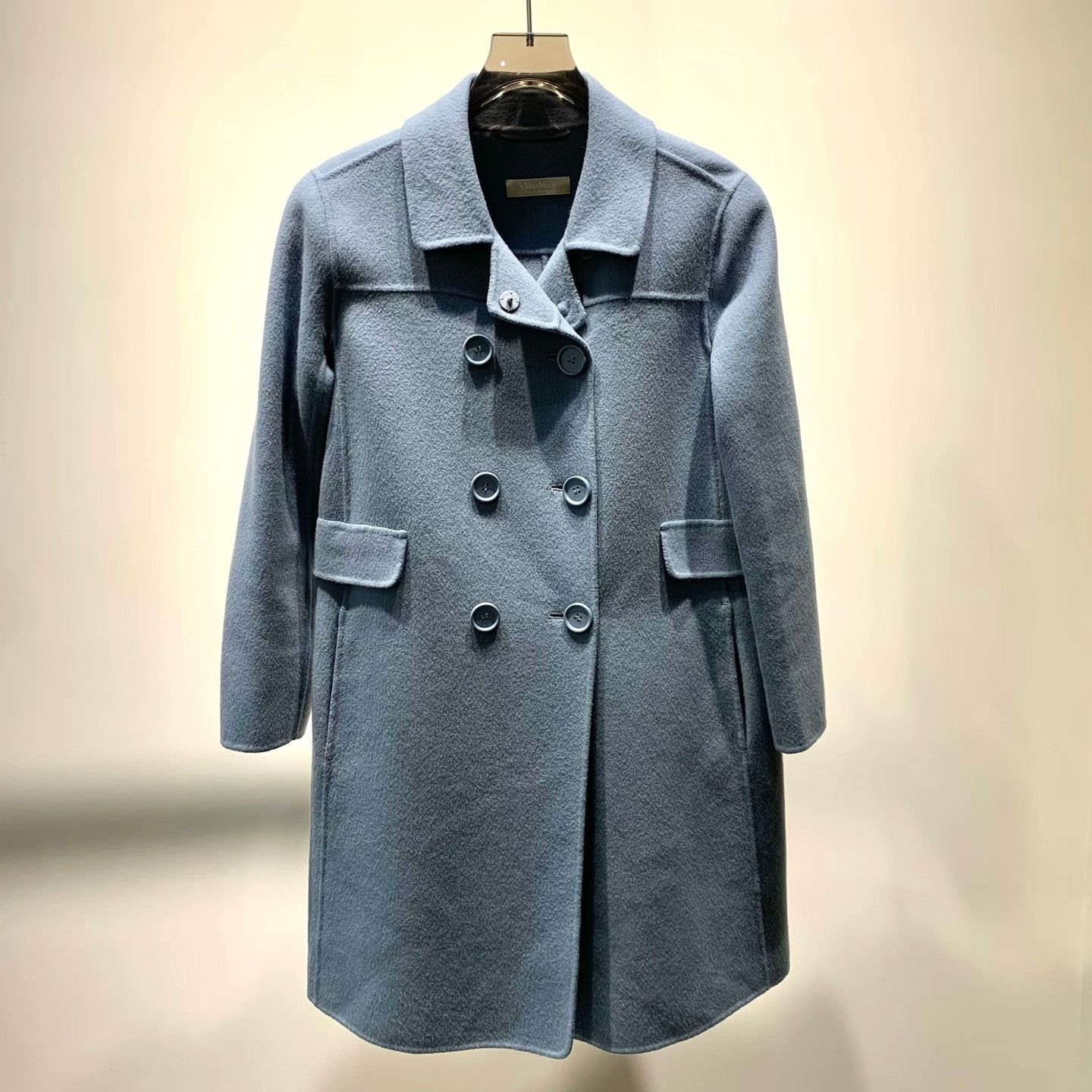 Max Mara Max Mara Blue Coat 36 Women Size S / US 4 / IT 40 - 1 Thumbnail