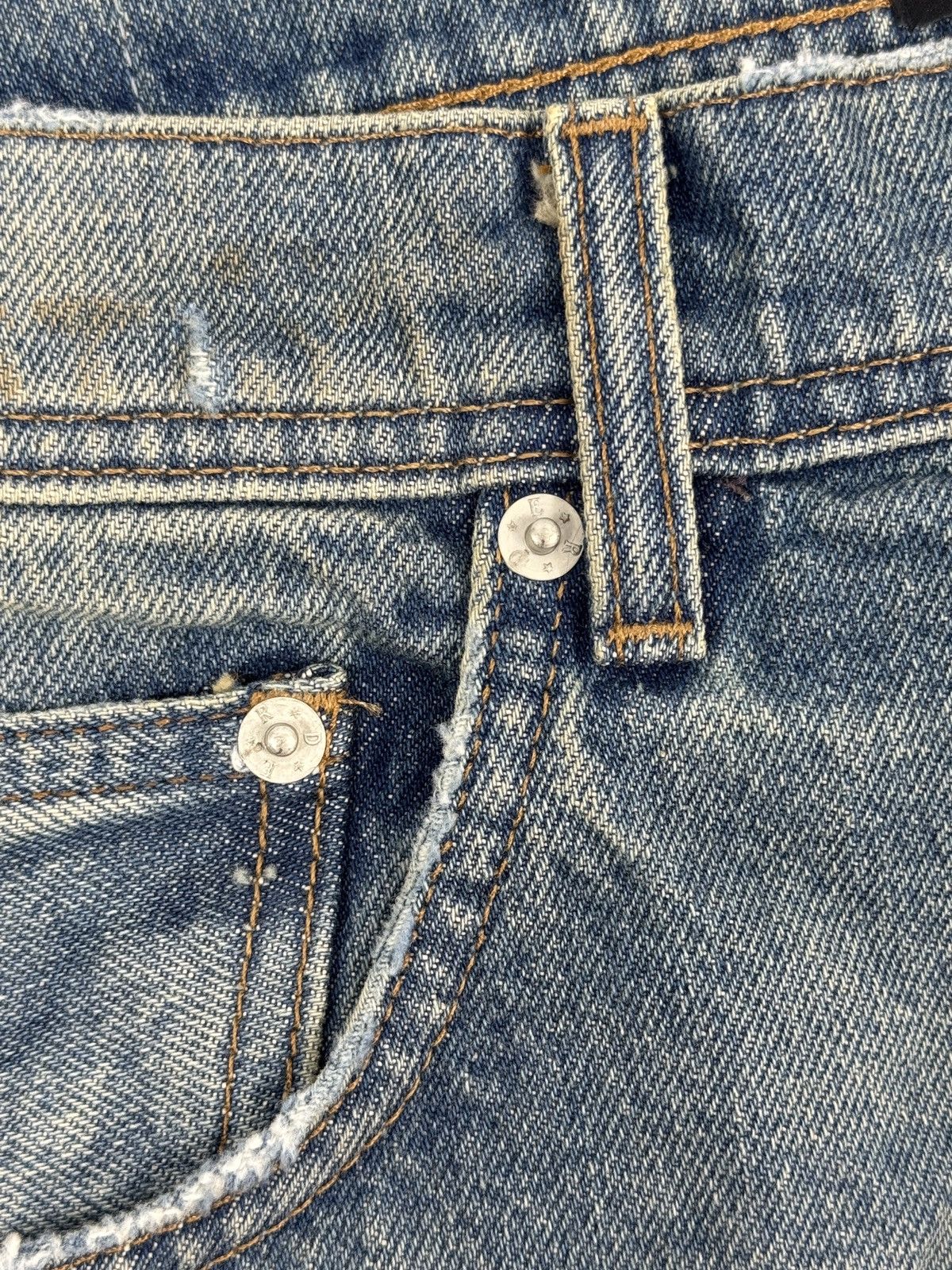 Enfants Riches Deprimes STRAIGHT LEG JEANS ANTIQUE LIGHT BLUE Size US 34 / EU 50 - 3 Thumbnail