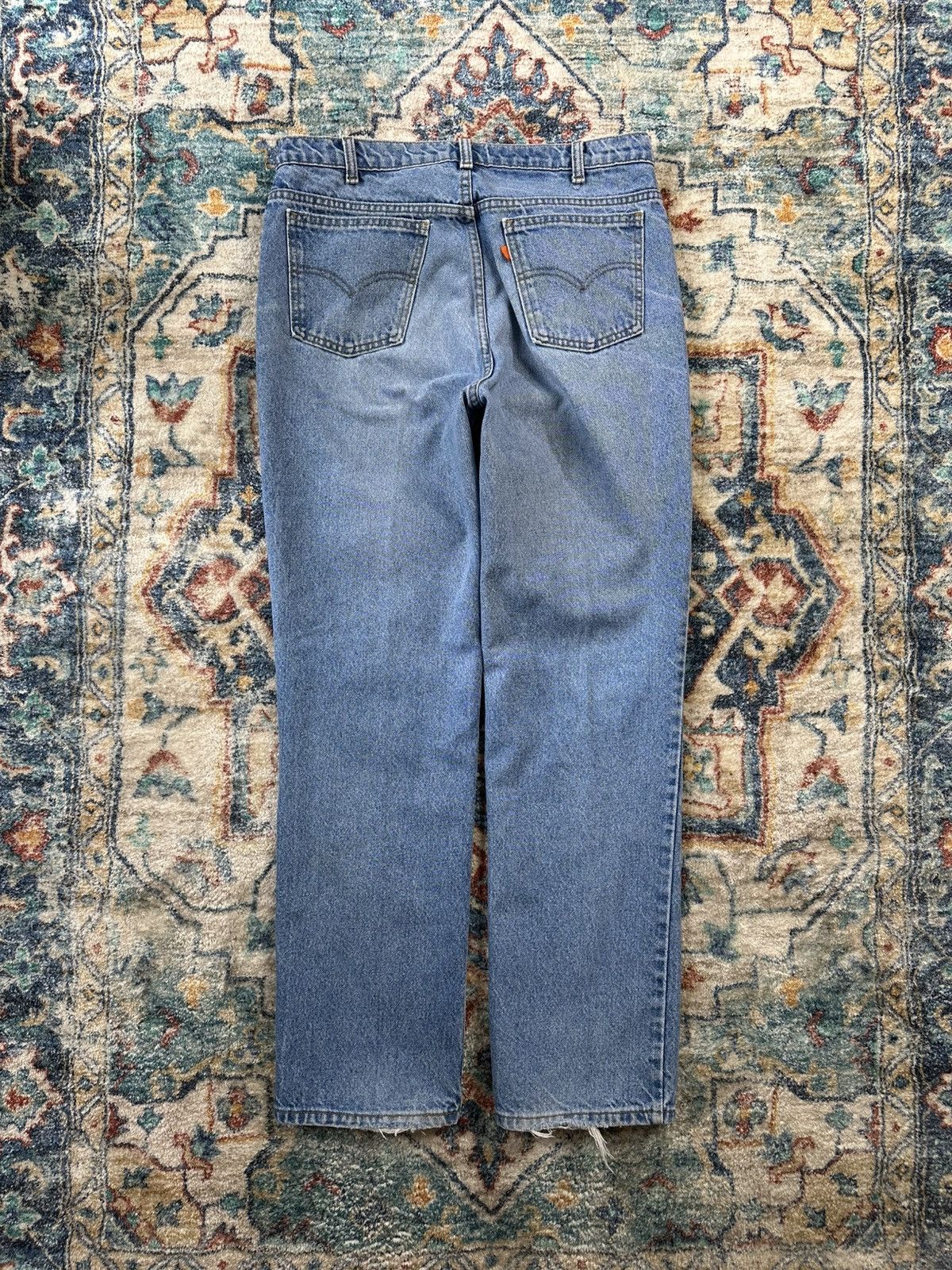 Levi's × Vintage Vintage Levi’s Orange Tab Light Wash Jeans Size 36 Size US 36 / EU 52 - 3 Thumbnail