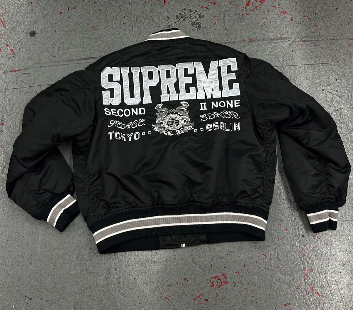 Supreme Second To None MA-1 Jacket 22SS 中古・古着通販】SUPREME