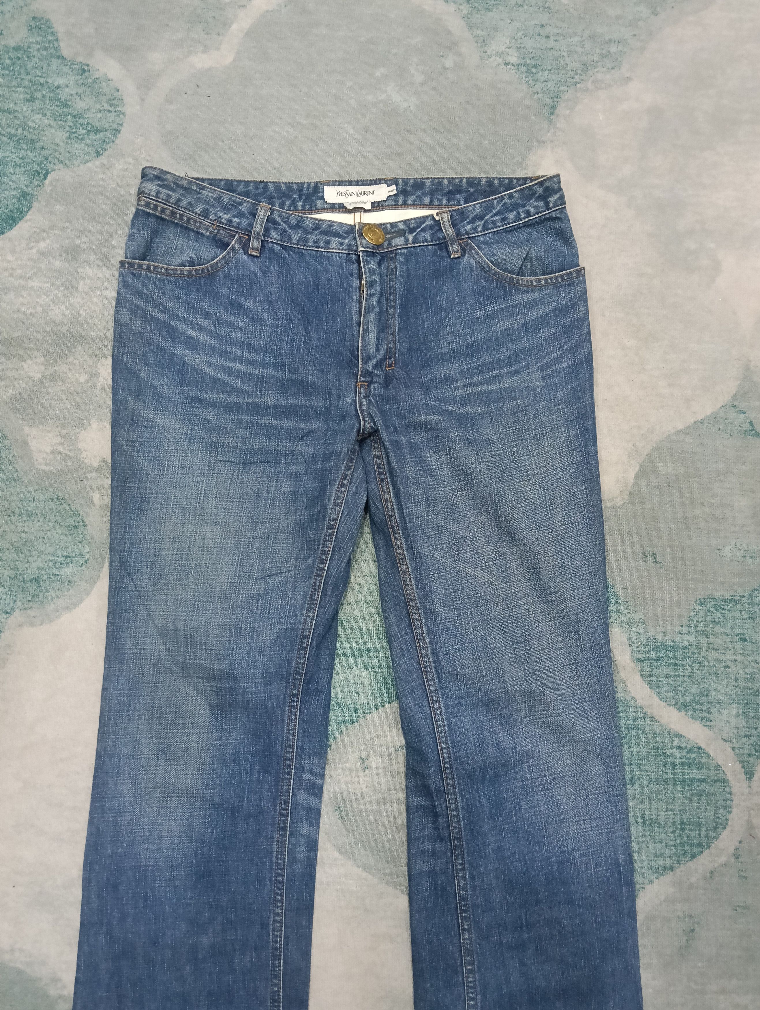 Saint Laurent Paris × Yves Saint Laurent Yves Saint Laurent Relax Jeans Size 34" / US 12 / IT 48 - 3 Thumbnail